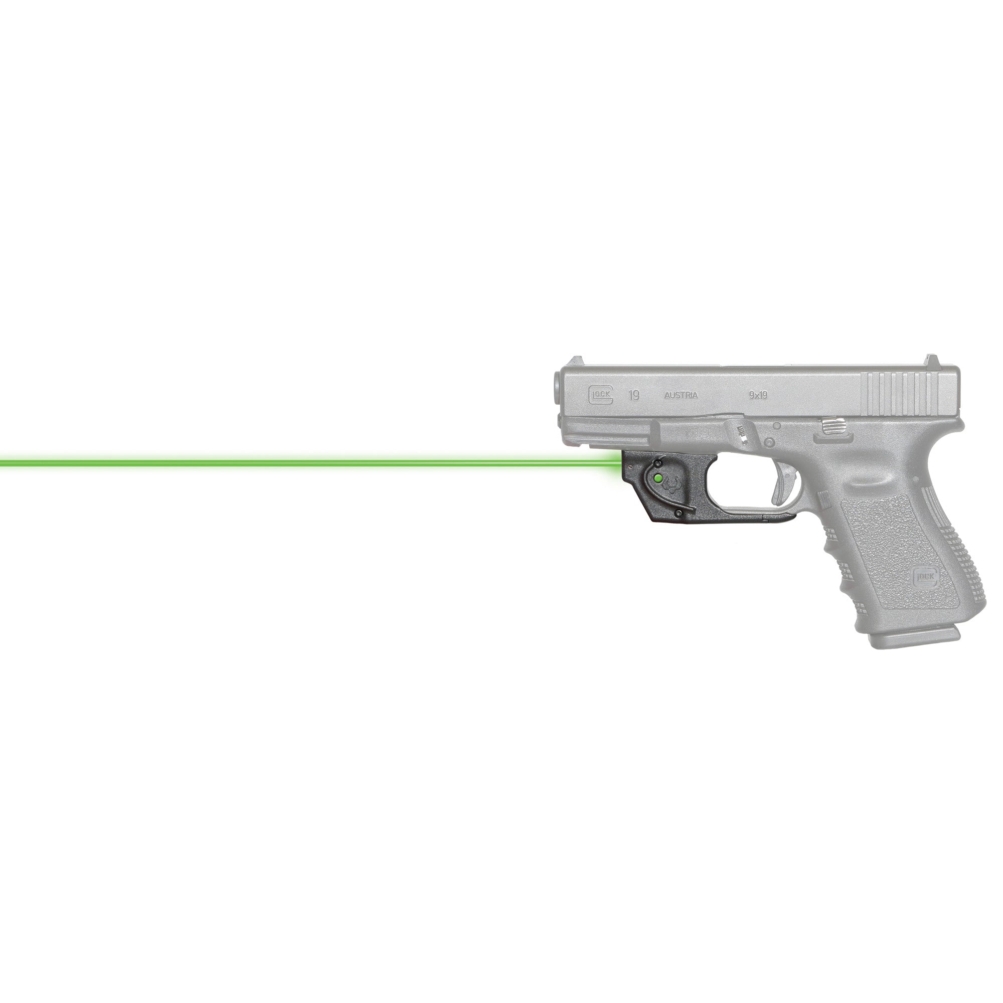 Viridian Weapon Technologies E-Series Green Laser Sight for Glock 19