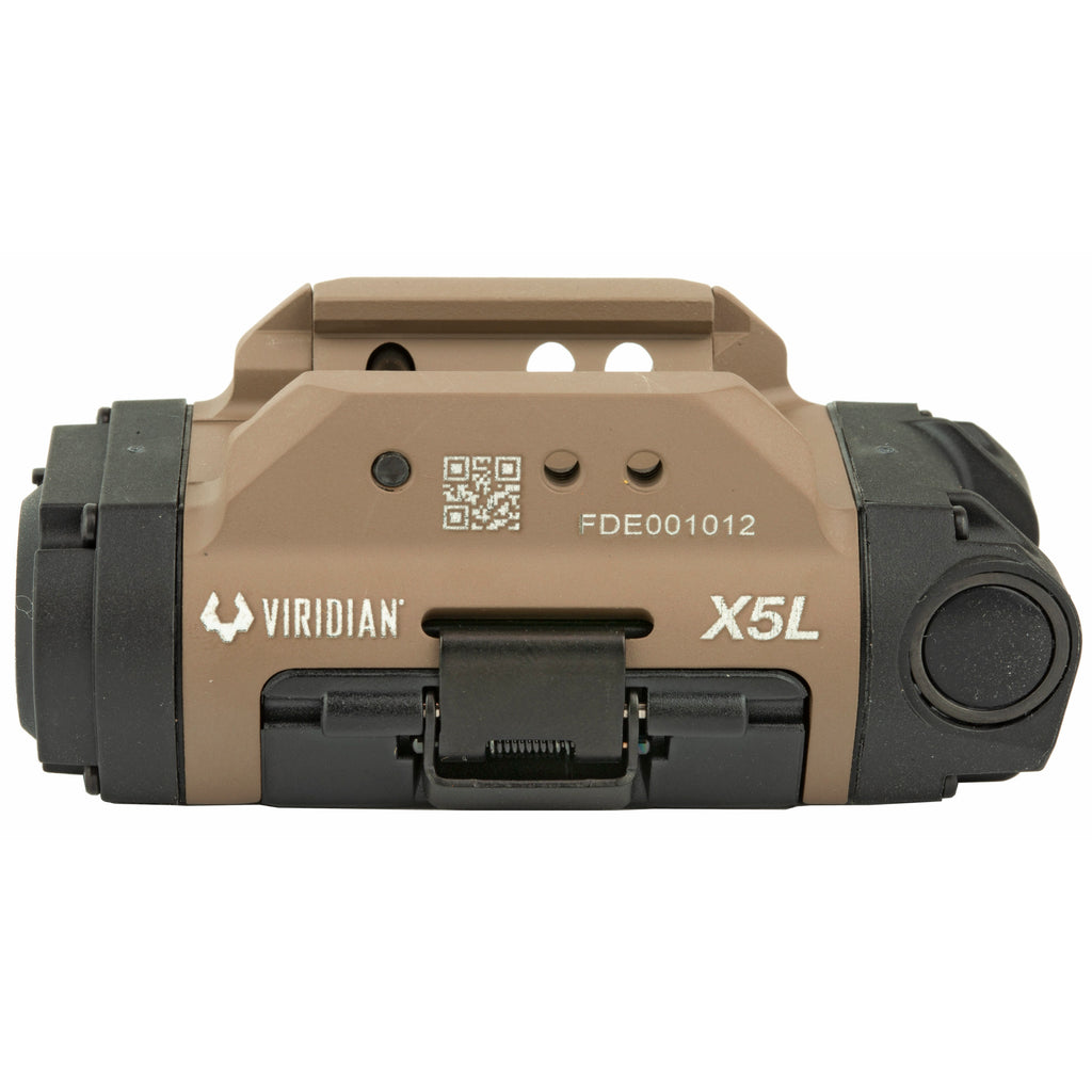 Viridian Weapon Technologies X5L Gen 3 Green Laser Sight and Tactical Light Combo in Flat Dark Earth