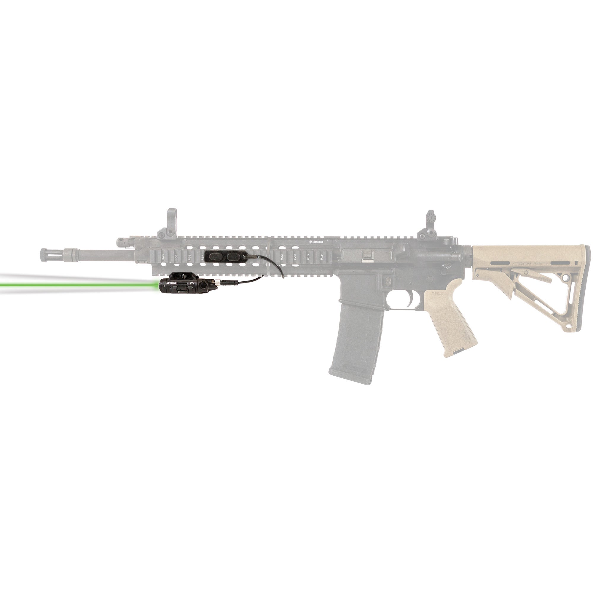 Viridian Weapon Technologies X5L-RS Gen 3 Green Laser Sight with Tactical Light for Rifles and Shotguns