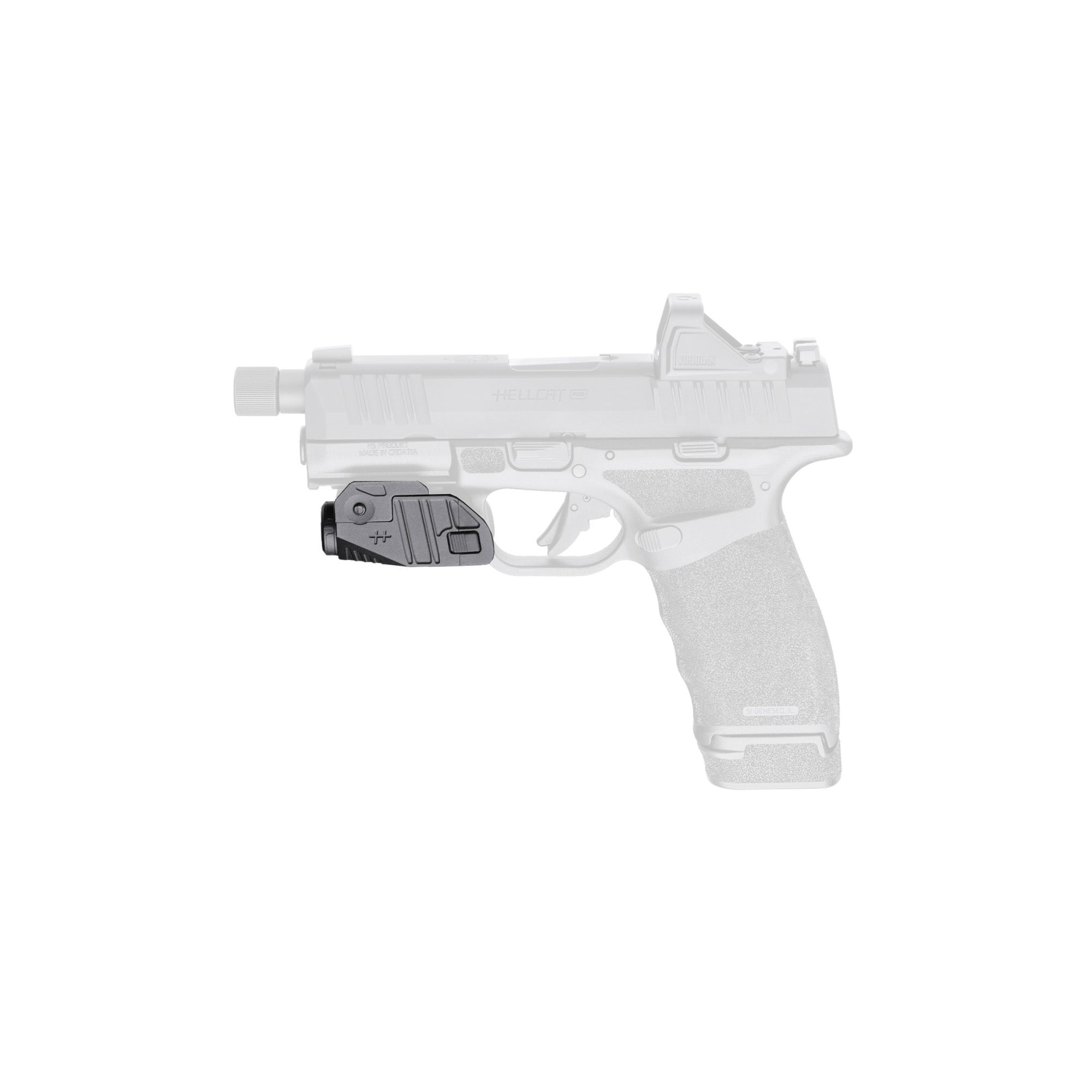 Viridian CTL Custom for Springfield Hellcat & Hellcat Pro Tactical Light - Black