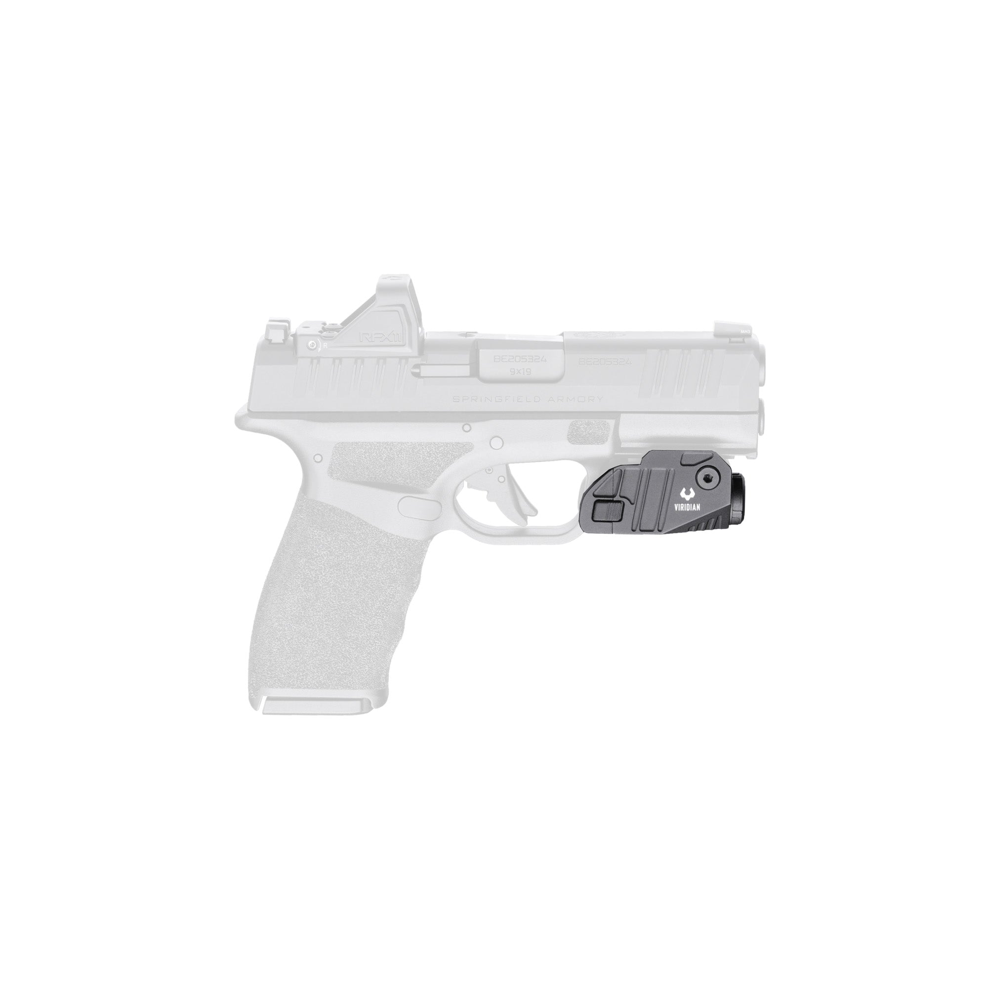Viridian CTL Custom for Springfield Hellcat & Hellcat Pro Tactical Light - Black