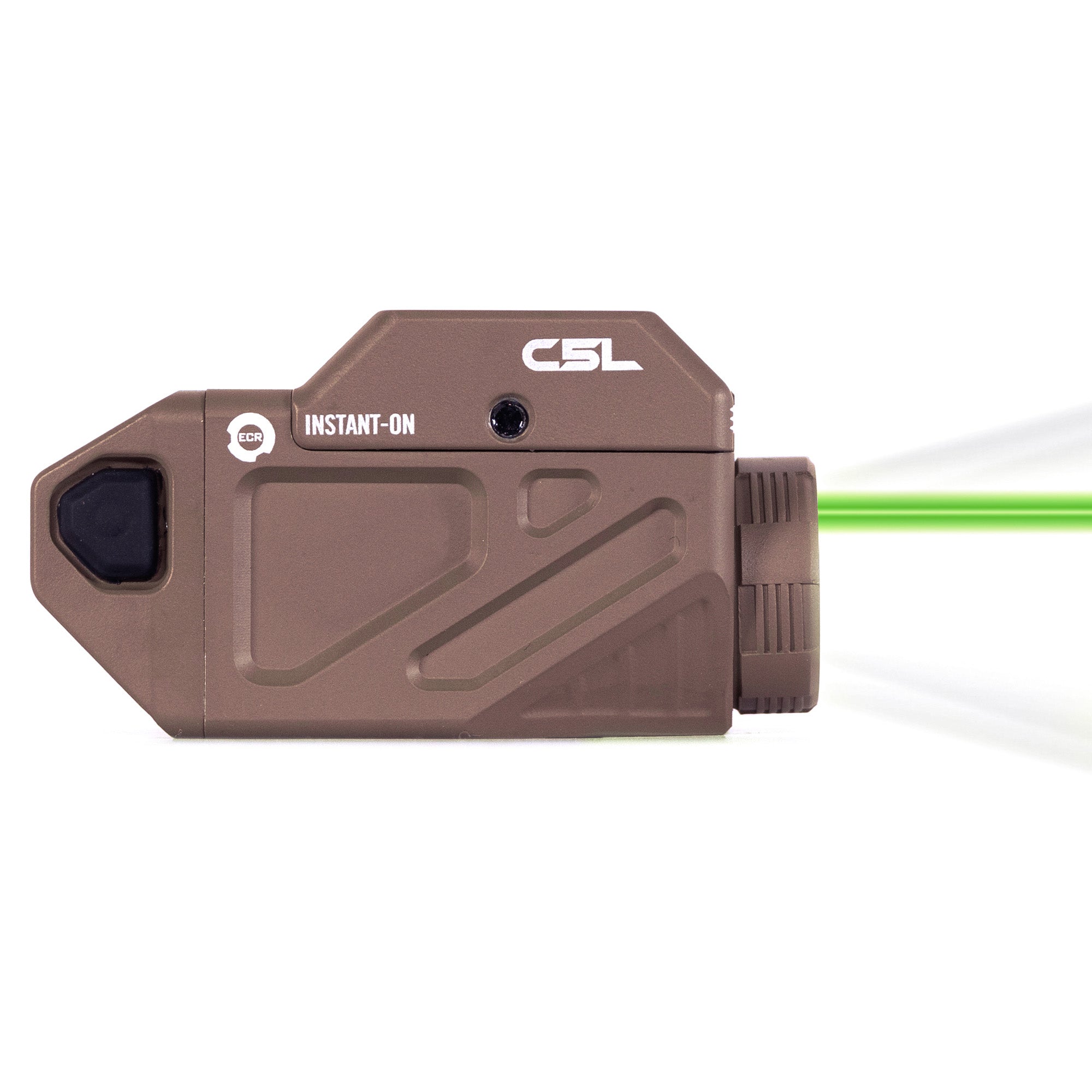 Viridian C5L Weaponlight with Laser in Flat Dark Earth – Compact Green Laser Sight and Light