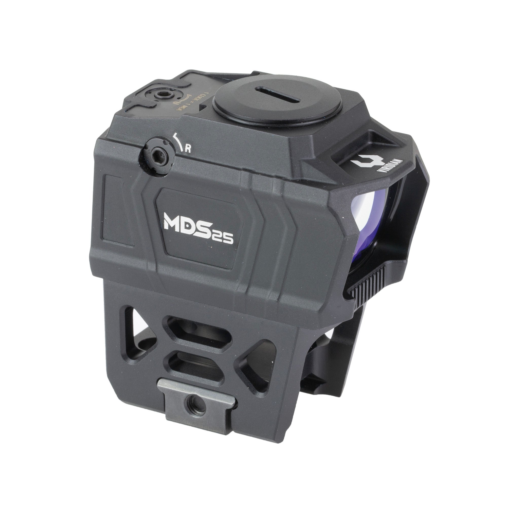 Viridian Weapon Technologies MDS25 MDRN Dot 3 MOA Green Reflex Sight for 30mm Rifles and Pistols