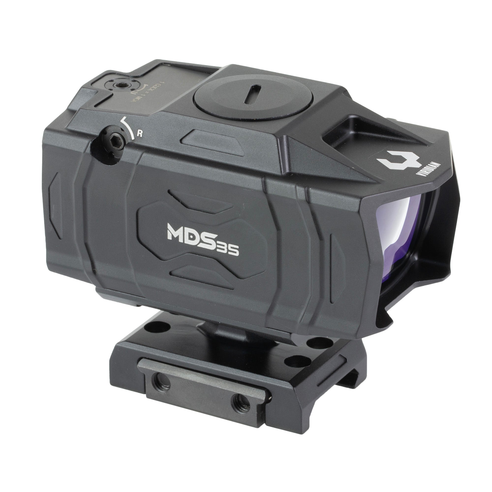 Viridian Weapon Technologies MDS35 MDRN Dot 3 MOA Green Reflex Sight for 35mm Objectives