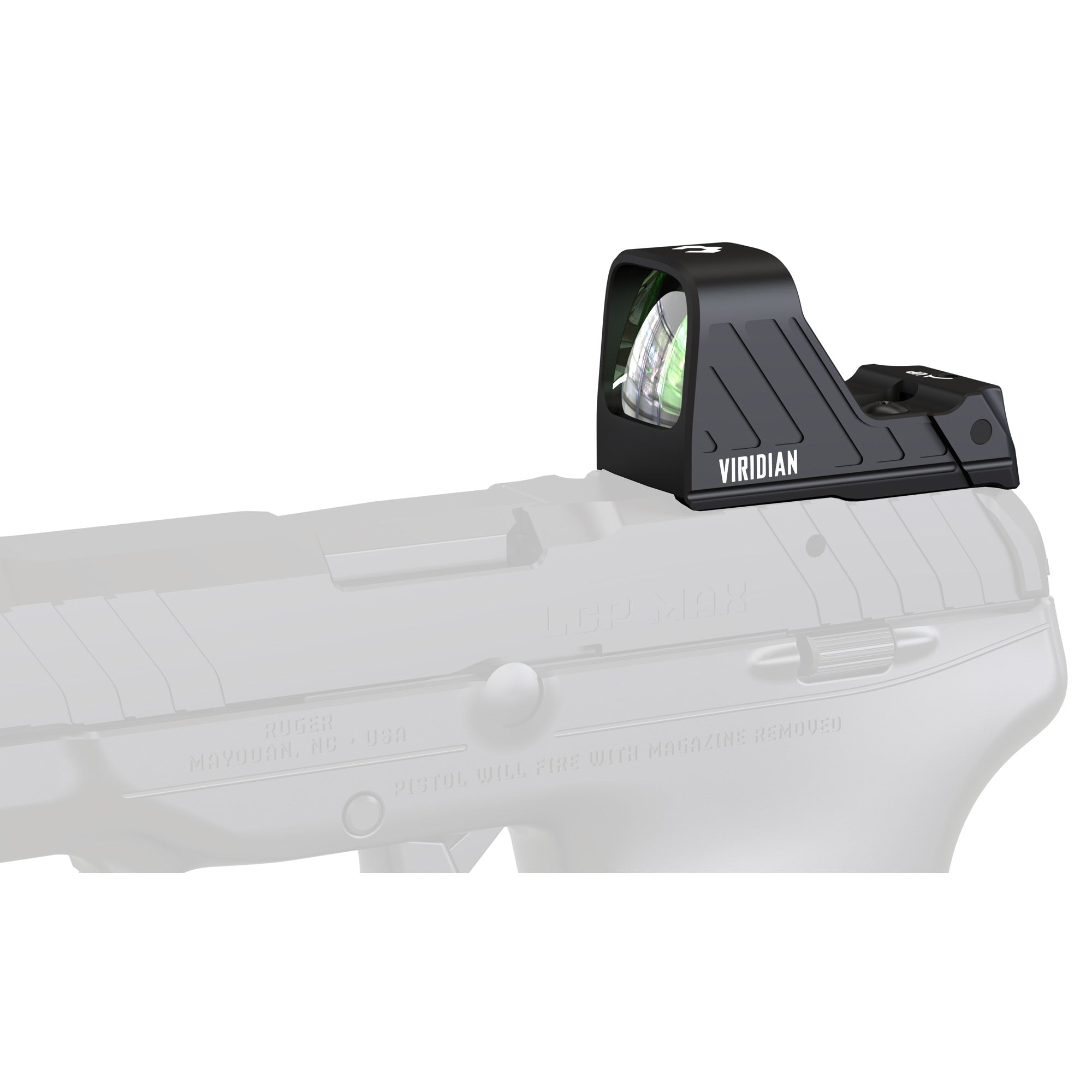 Viridian Weapon Technologies RFX Reflex Sight with Green Dot Reticle - Black