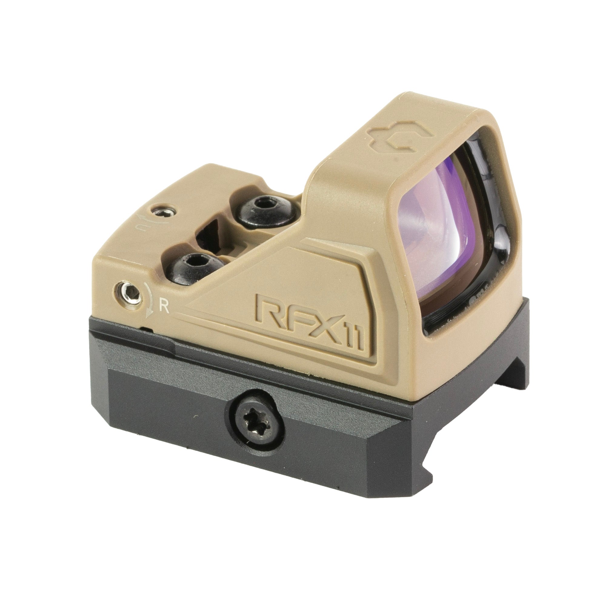 Viridian RFX11 Green Dot Reflex Sight in Flat Dark Earth – Compact, High-Performance Aimpoint for Pistols and Rifles