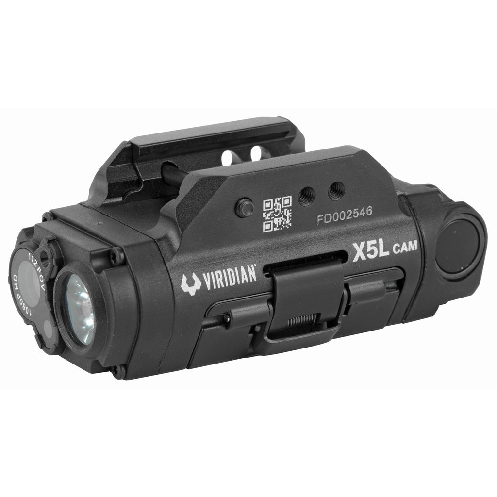 Viridian Weapon Technologies X5L Gen 3 Tactical Light with Laser, Full-HD Camera, and Microphone for Handguns and Long Guns