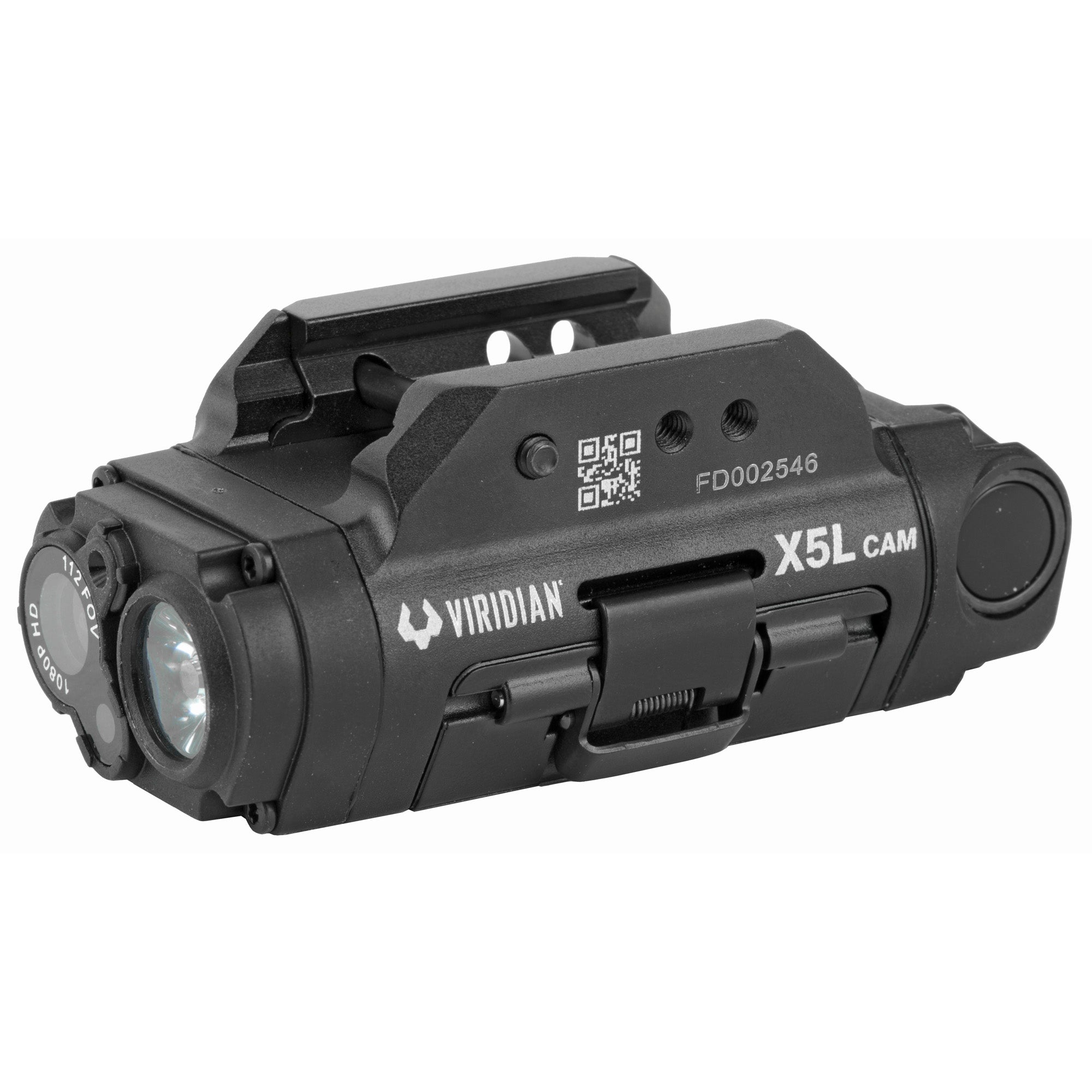 Viridian Weapon Technologies X5L Gen 3 Tactical Light with Laser, Full-HD Camera, and Microphone for Handguns and Long Guns