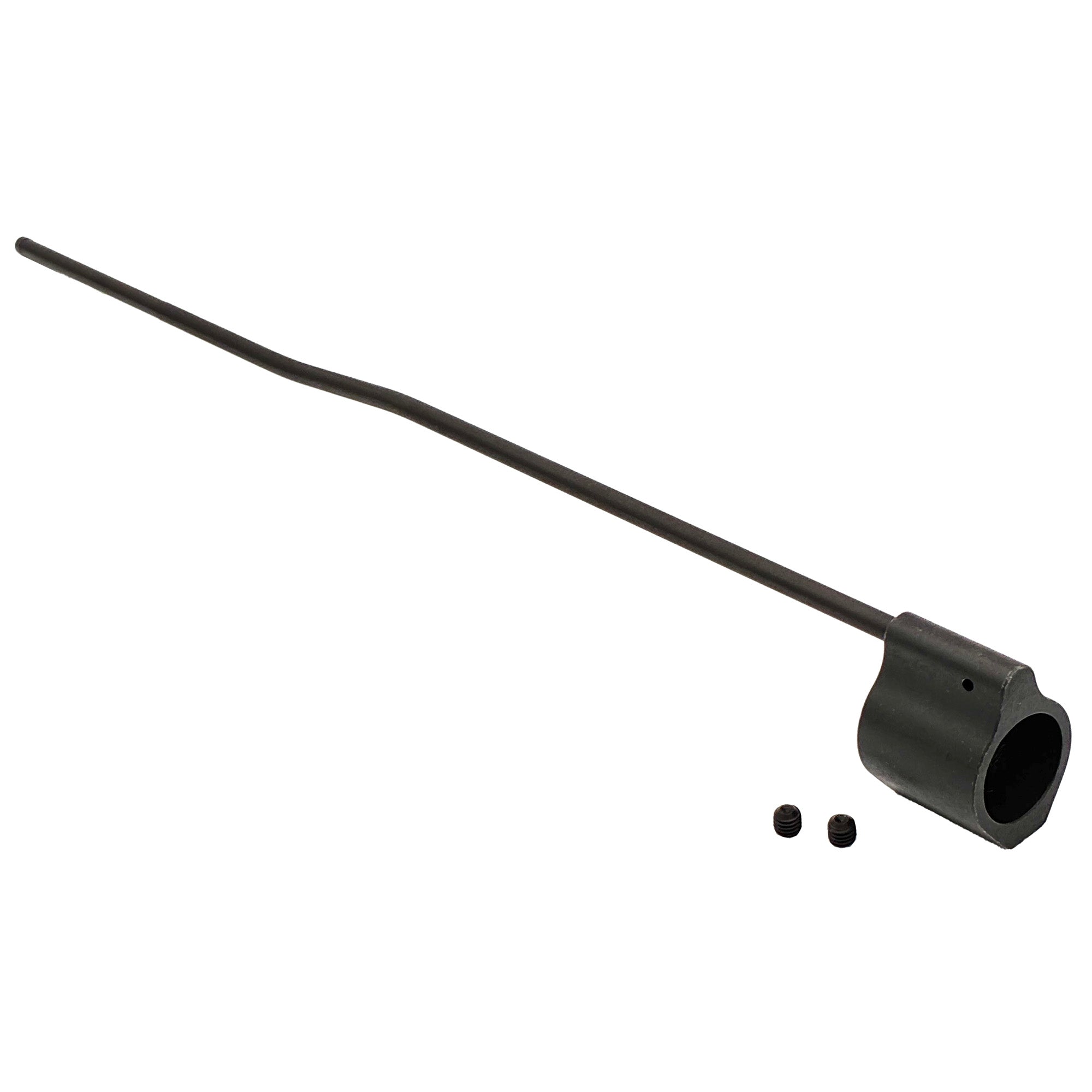 LBE Unlimited Low Profile Gas Block with Mid Gas Tube - Black