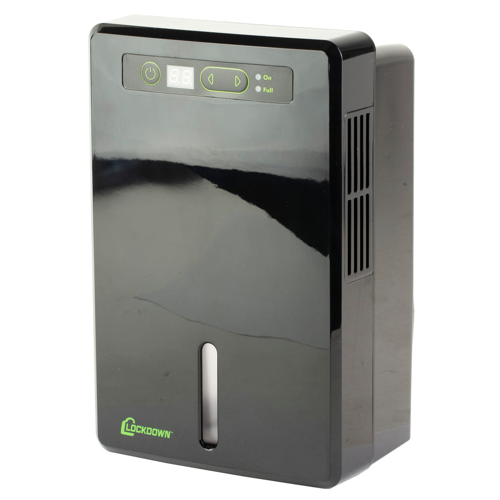 Lockdown Compact Automatic Dehumidifier – Moisture Control with Digital Humidity Settings