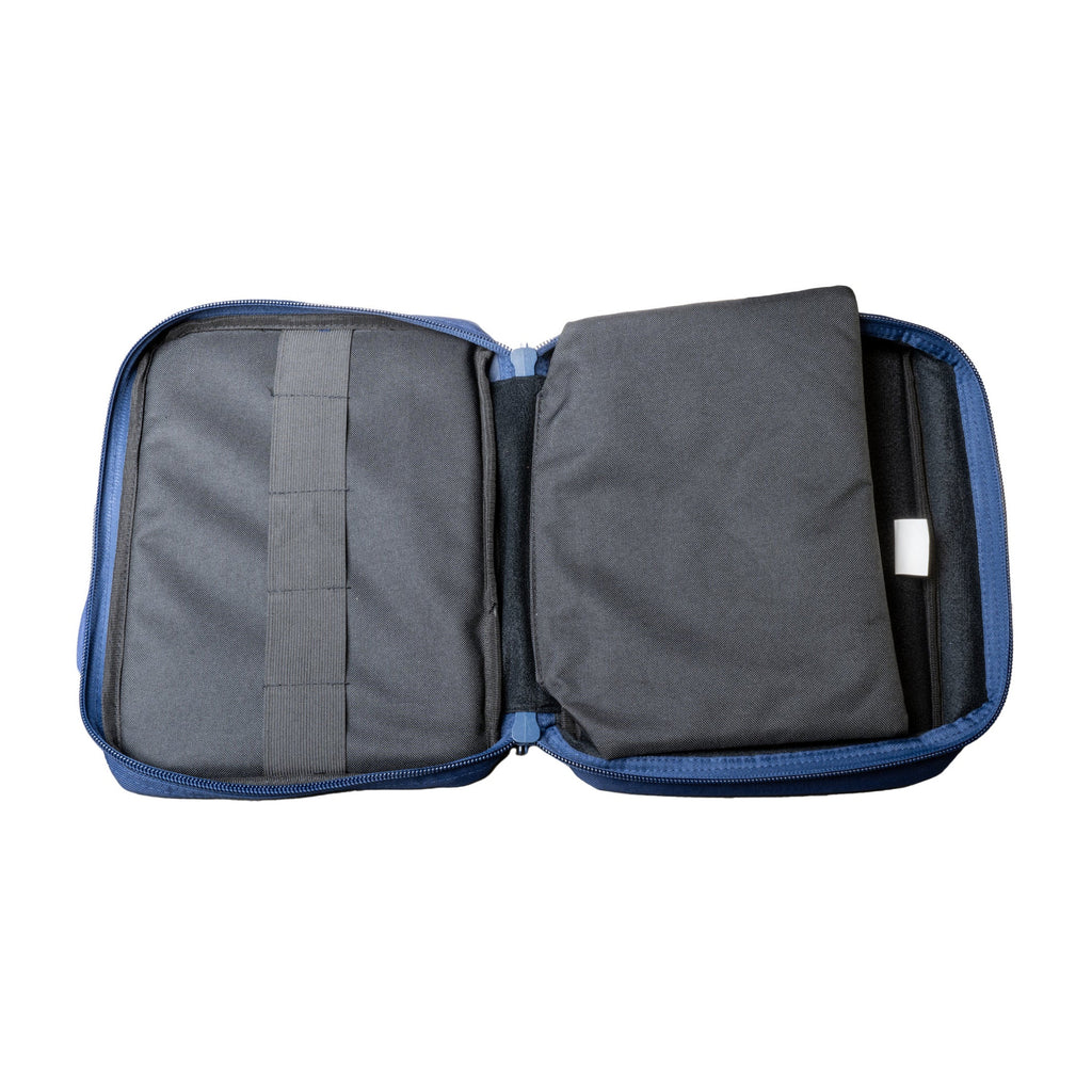 Legend Outdoor Gear Phoenix Pistol Case in Midnight Blue – Durable 600 Denier Polyester with Customizable Storage