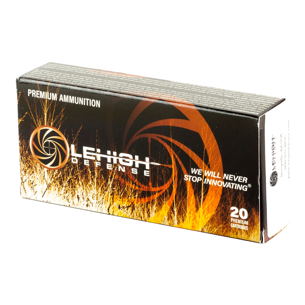 Lehigh Defense Controlled Chaos .223 Remington 62 Grain Boat Tail Hollow Point Ammunition (20/200)