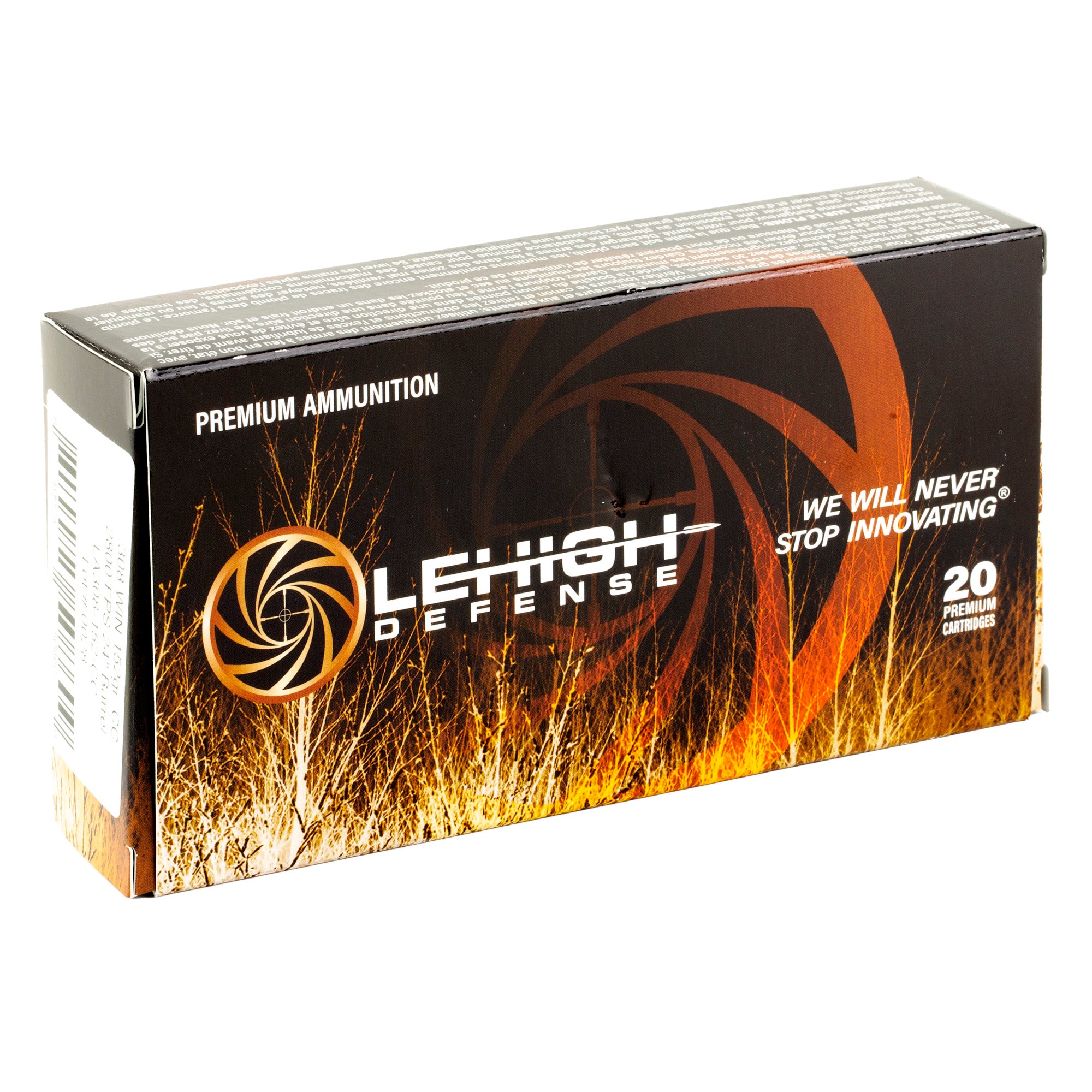 Lehigh Defense Controlled Chaos .308 Winchester 152 Grain Boat Tail Hollow Point Ammunition (20/200)