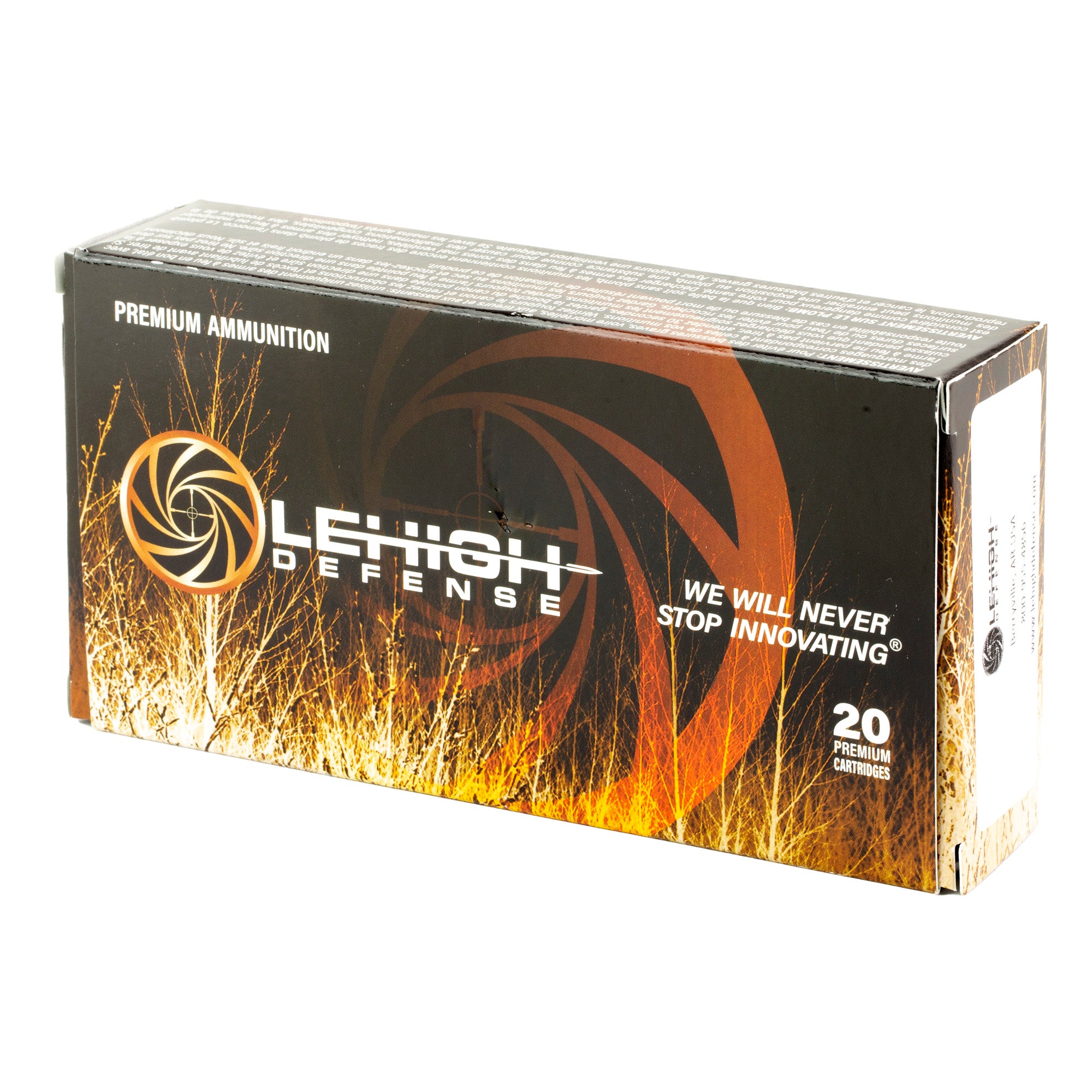 Lehigh Defense Controlled Chaos .308 Winchester 152 Grain Boat Tail Hollow Point Ammunition (20/200)