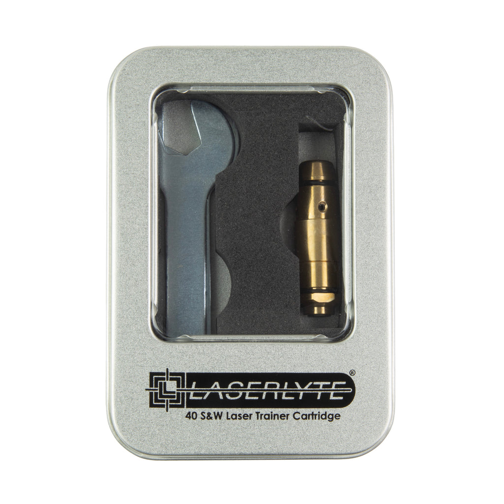 LaserLyte Laser Cartridge Trainer for 40S&W - Dual Purpose Laser Trainer Cartridges