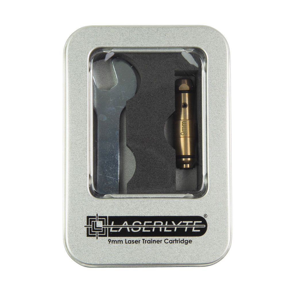 LaserLyte 9mm Laser Cartridge Trainer (Part Number 1226992) for Firearm Sight Calibration