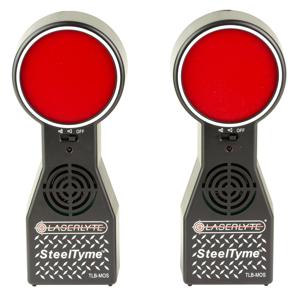 LaserLyte SteelTyme Target 2-Pack - Basic Laser Training Targets for Firearm Practice
