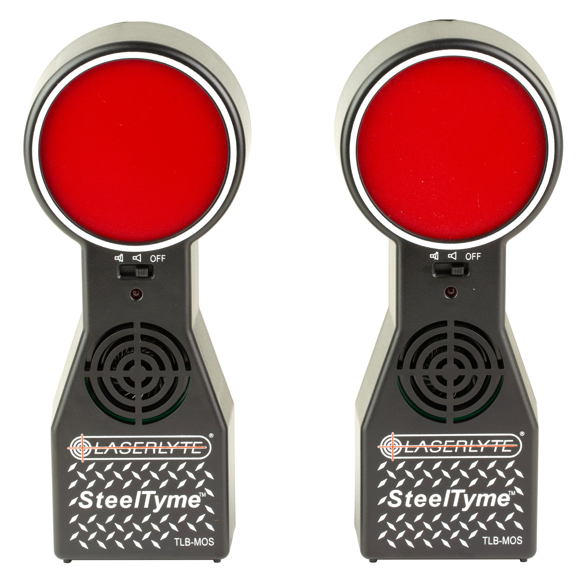 LaserLyte SteelTyme Target 2-Pack - Basic Laser Training Targets for Firearm Practice