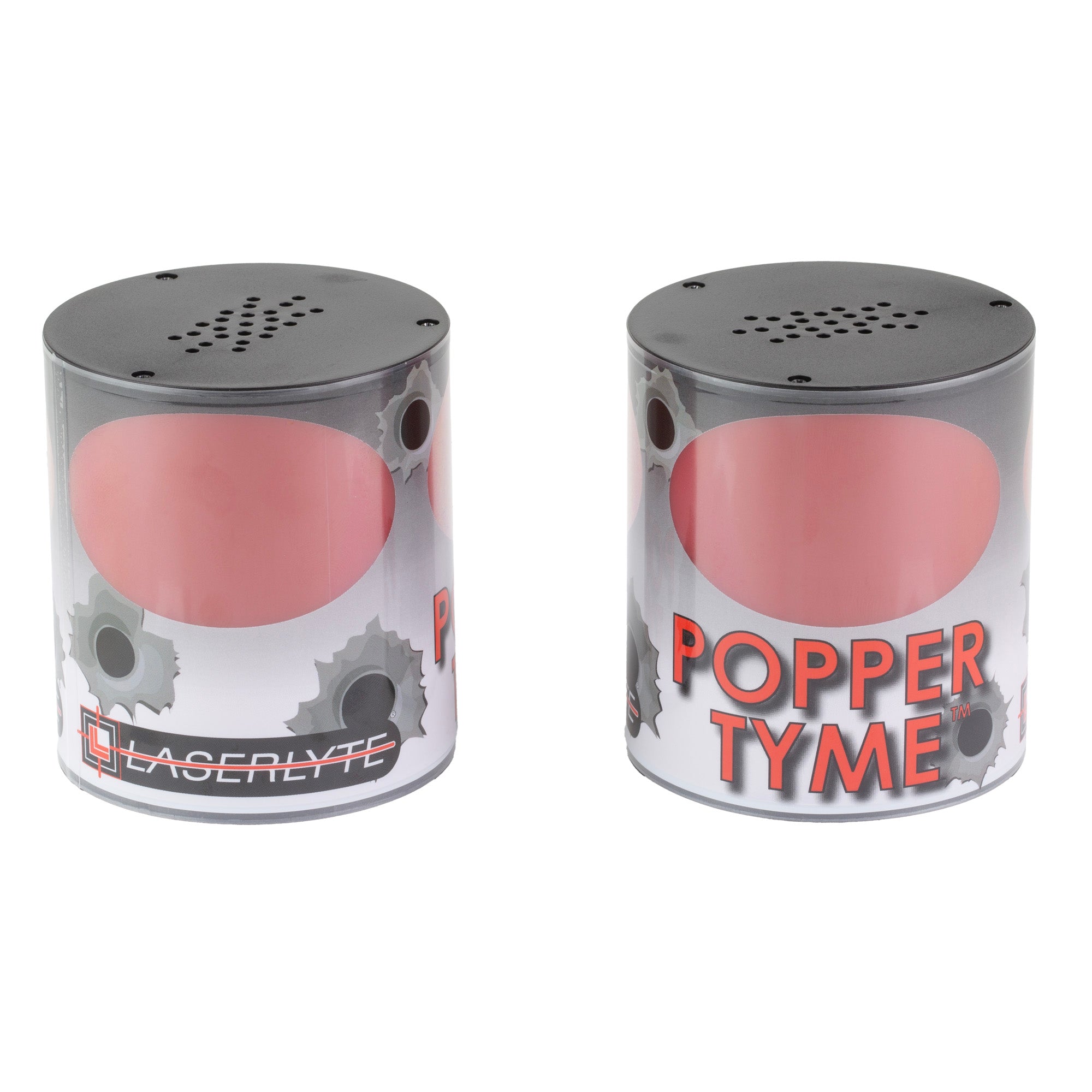 LaserLyte PopperTyme Laser Training Targets (2-Pack) for Gun Practice and Shooting Drills