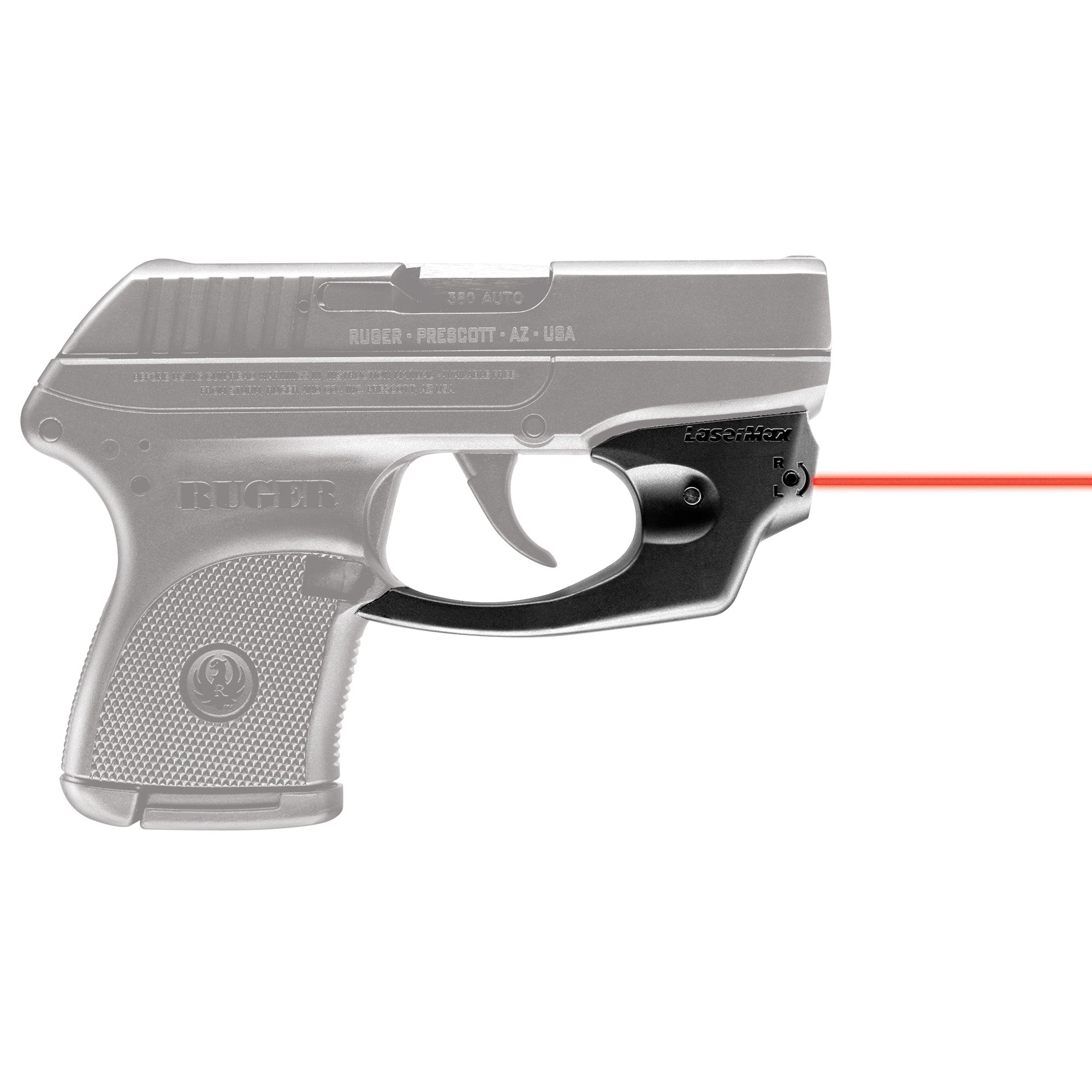 LaserMax CenterFire LSR for Ruger LCP - Compact Red Laser Sight