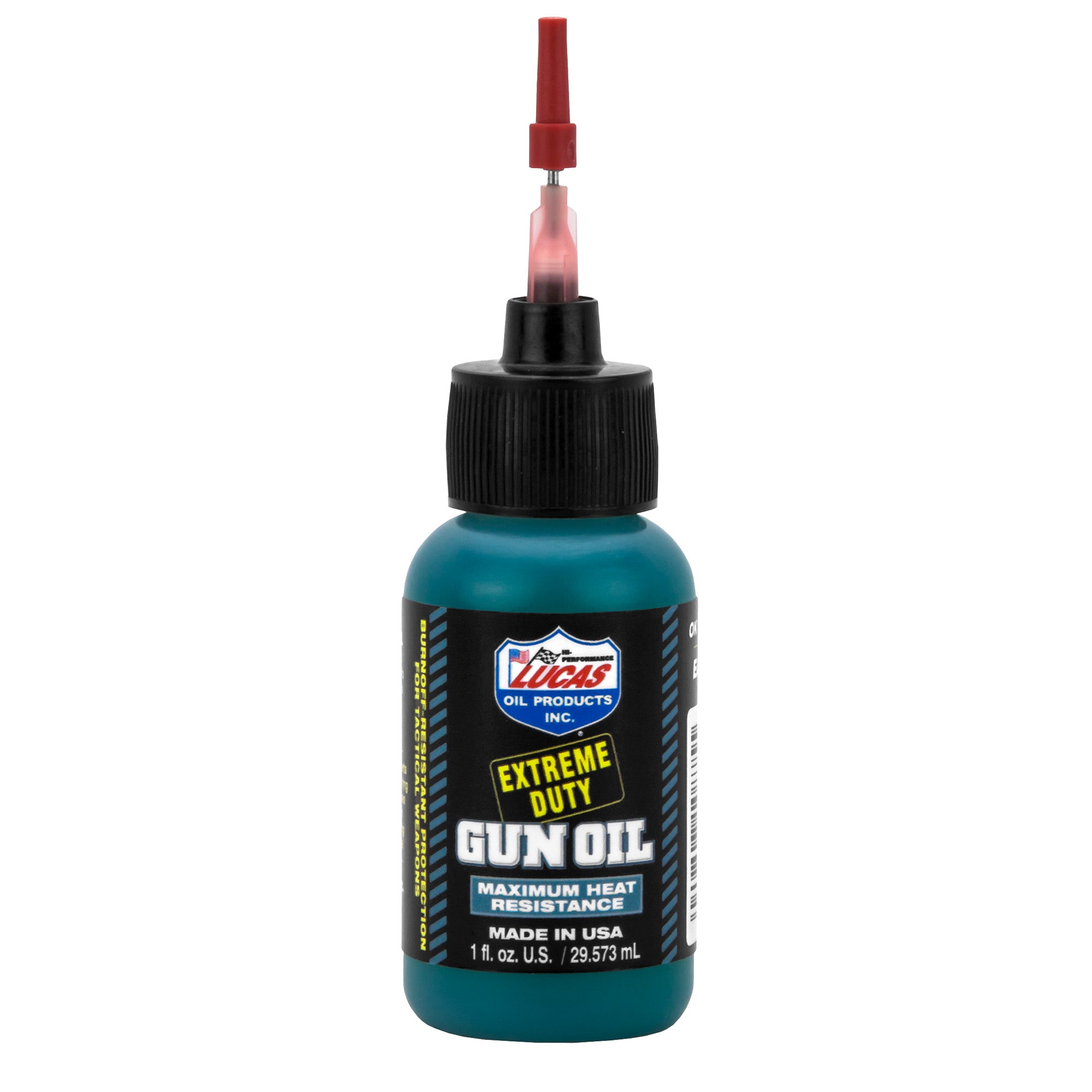 Lucas Oil Extreme Duty Gun Oil 1oz - Superior Firearm Lubricant for Semi-Auto, Full Auto, and Suppressors