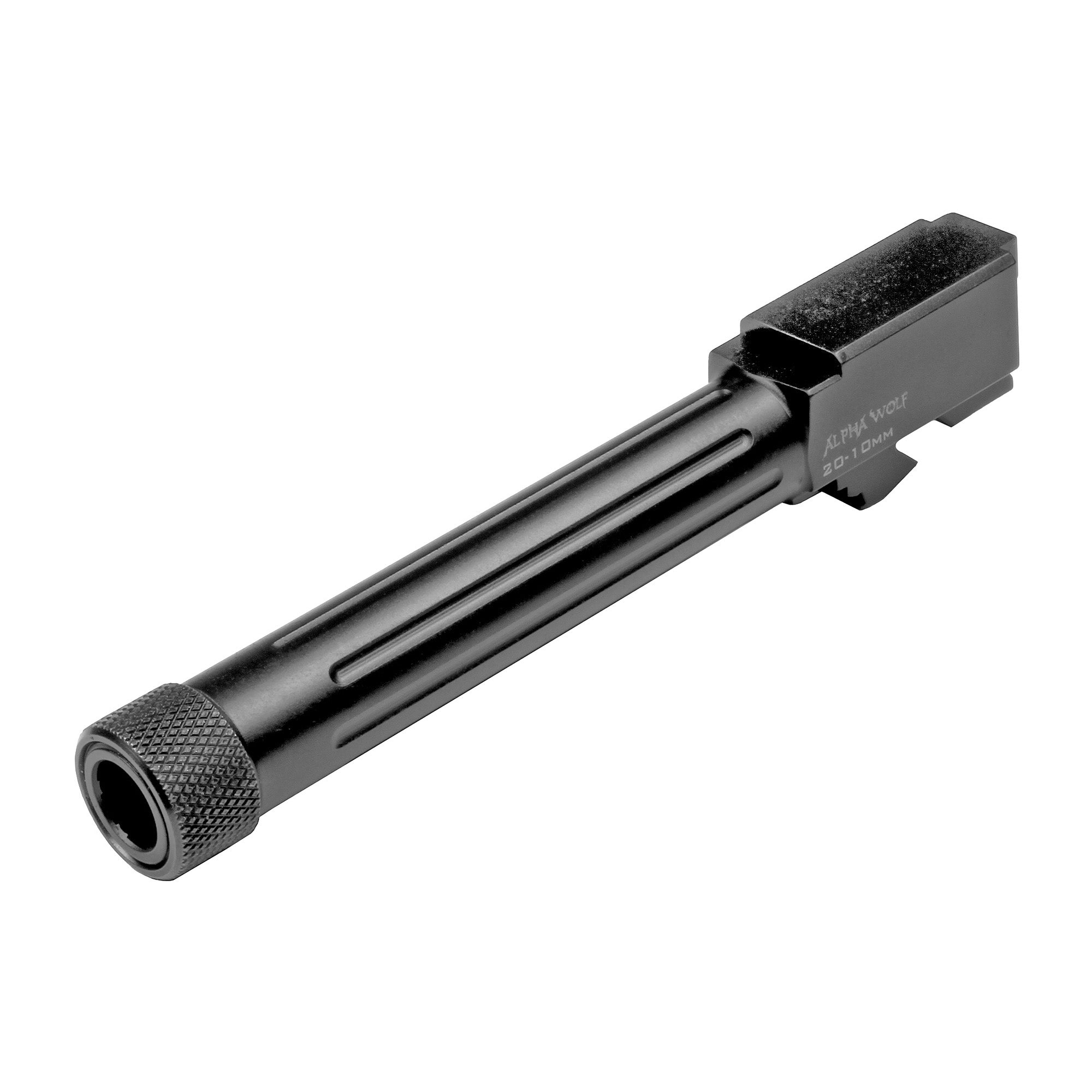 Lone Wolf Distributors Alpha Wolf .10mm Threaded & Fluted Barrel for Glock 20