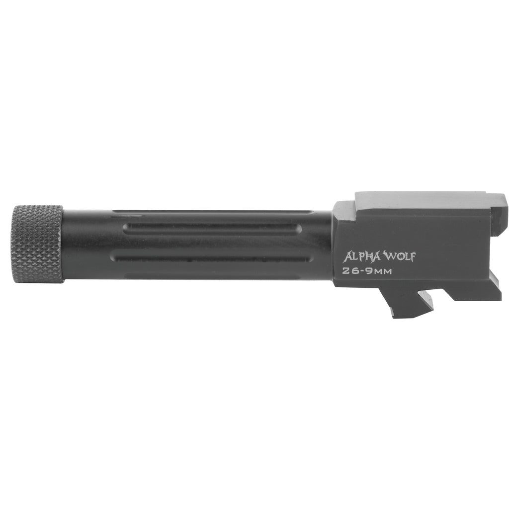 Lone Wolf Distributors Alpha Wolf 9mm Threaded & Fluted Barrel for Glock G26