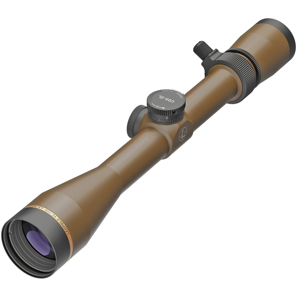 Leupold VX-3HD 4.5-14x40mm Rifle Scope with Wind-Plex Reticle in Burnt Bronze