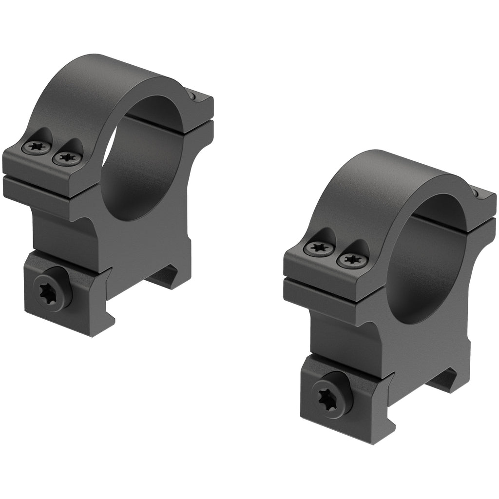 Leupold Open Range Series 1 High Matte Aluminum Scope Rings - Black