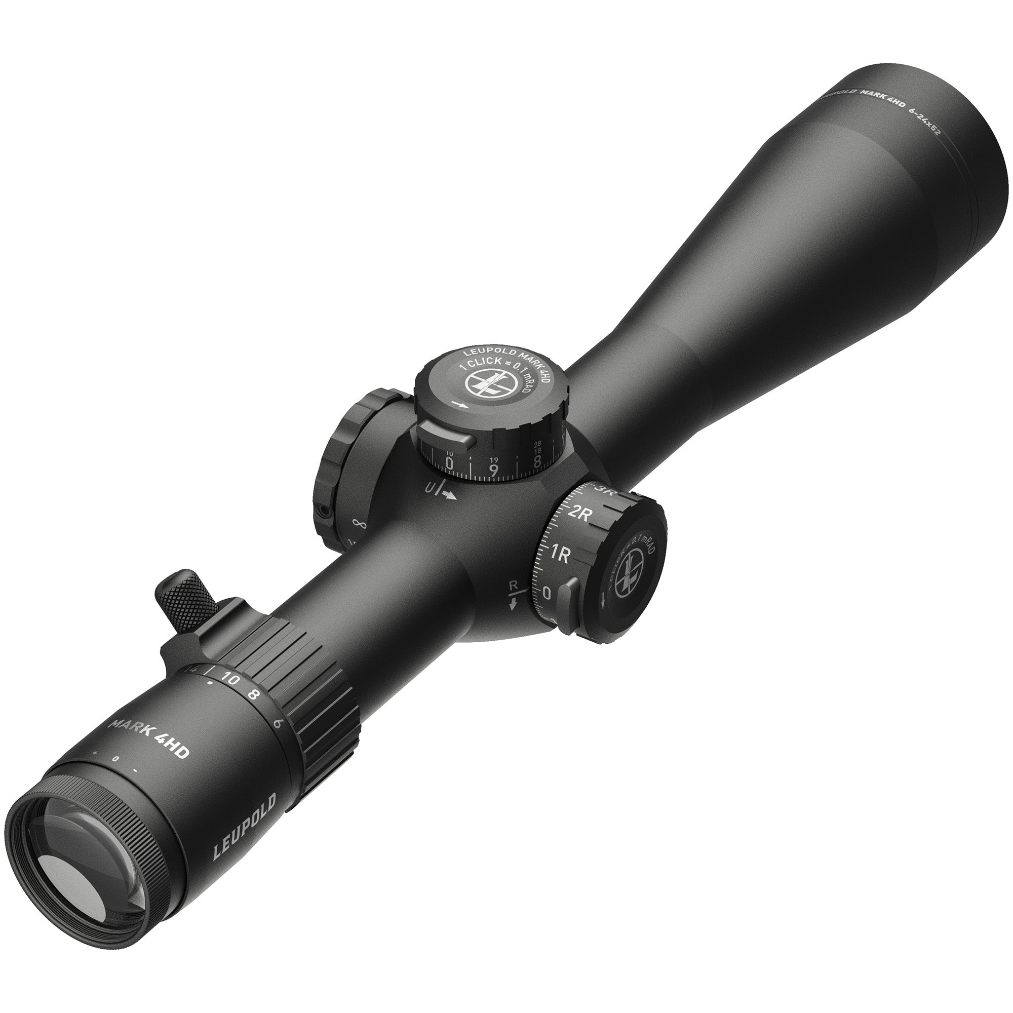 Leupold Mark 4HD 6-24x52 Rifle Scope with PR2-MIL Reticle and 34mm Tube