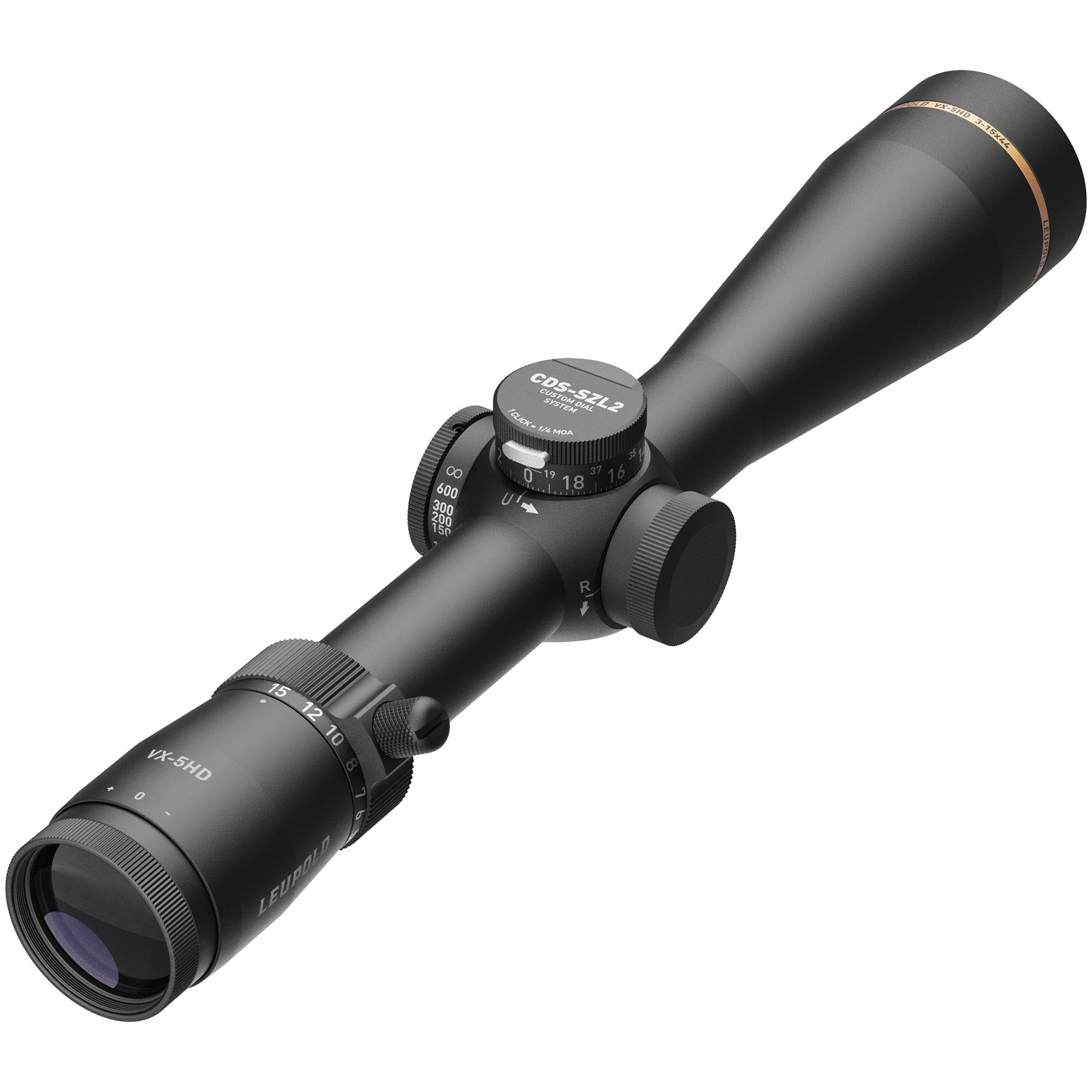 Leupold VX-5HD 3-15x44mm Rifle Scope with Wind-Plex Reticle