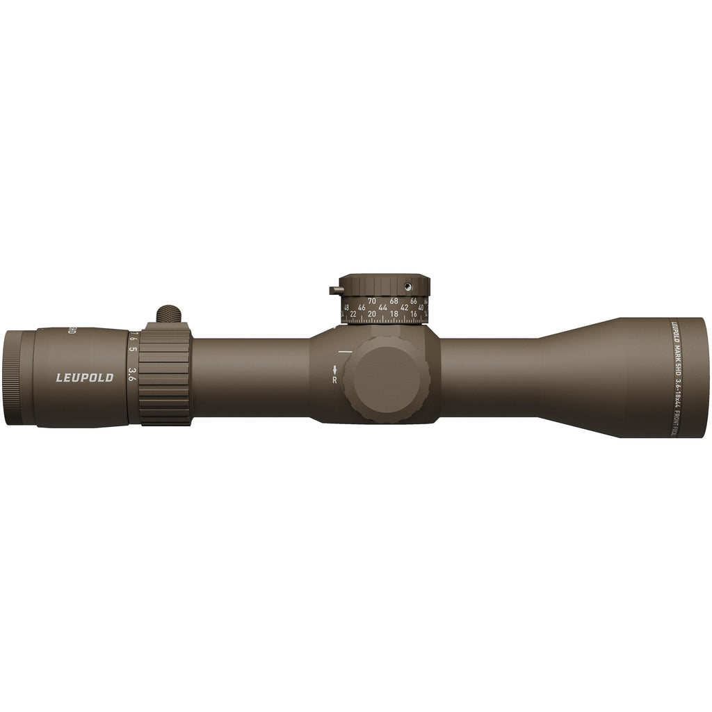 Leupold Mark 5HD 3.6-18x44 Rifle Scope with PR1-MOA Reticle in Dark Earth