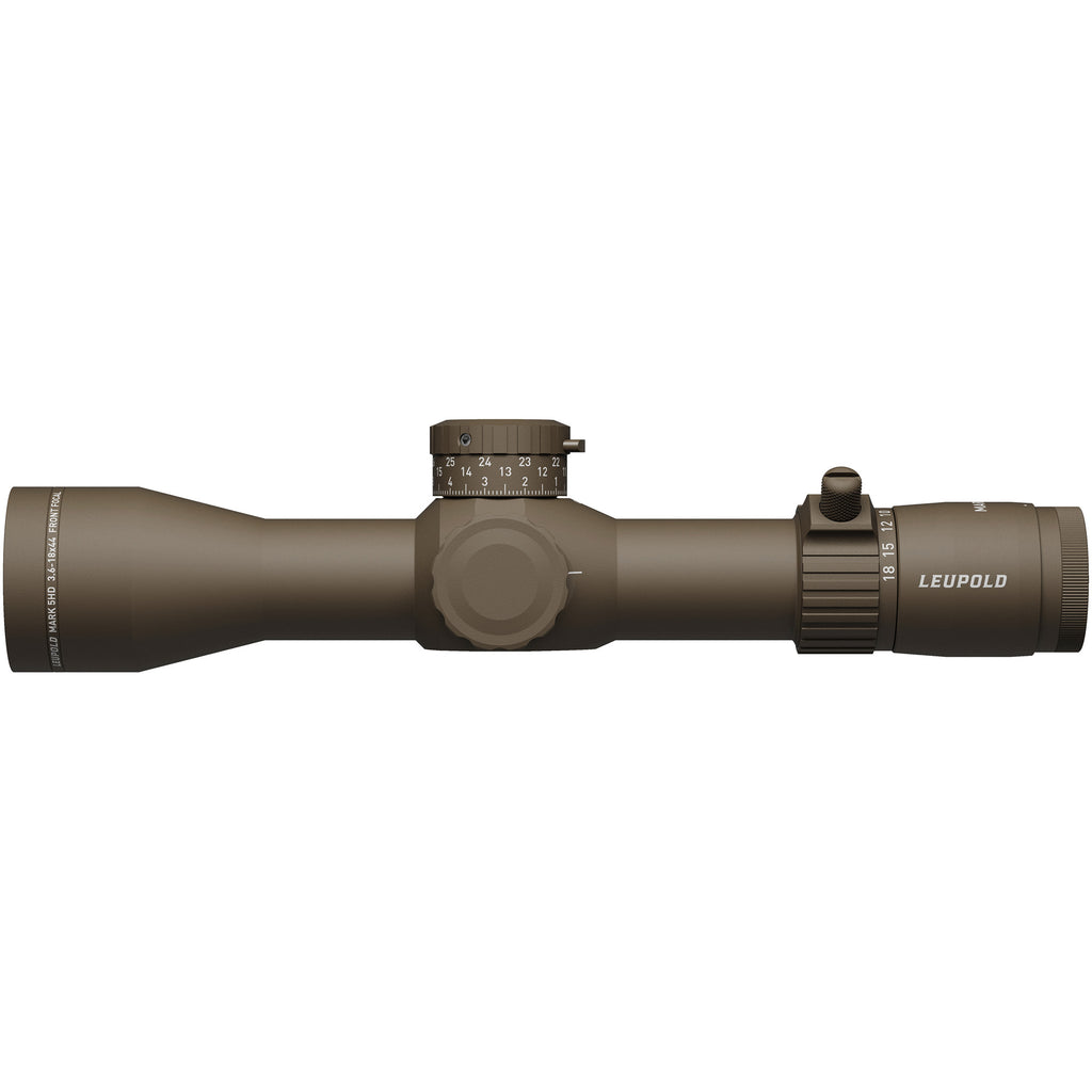 Leupold Mark 5HD 3.6-18x44 Rifle Scope with PR2-MIL Reticle in Dark Earth