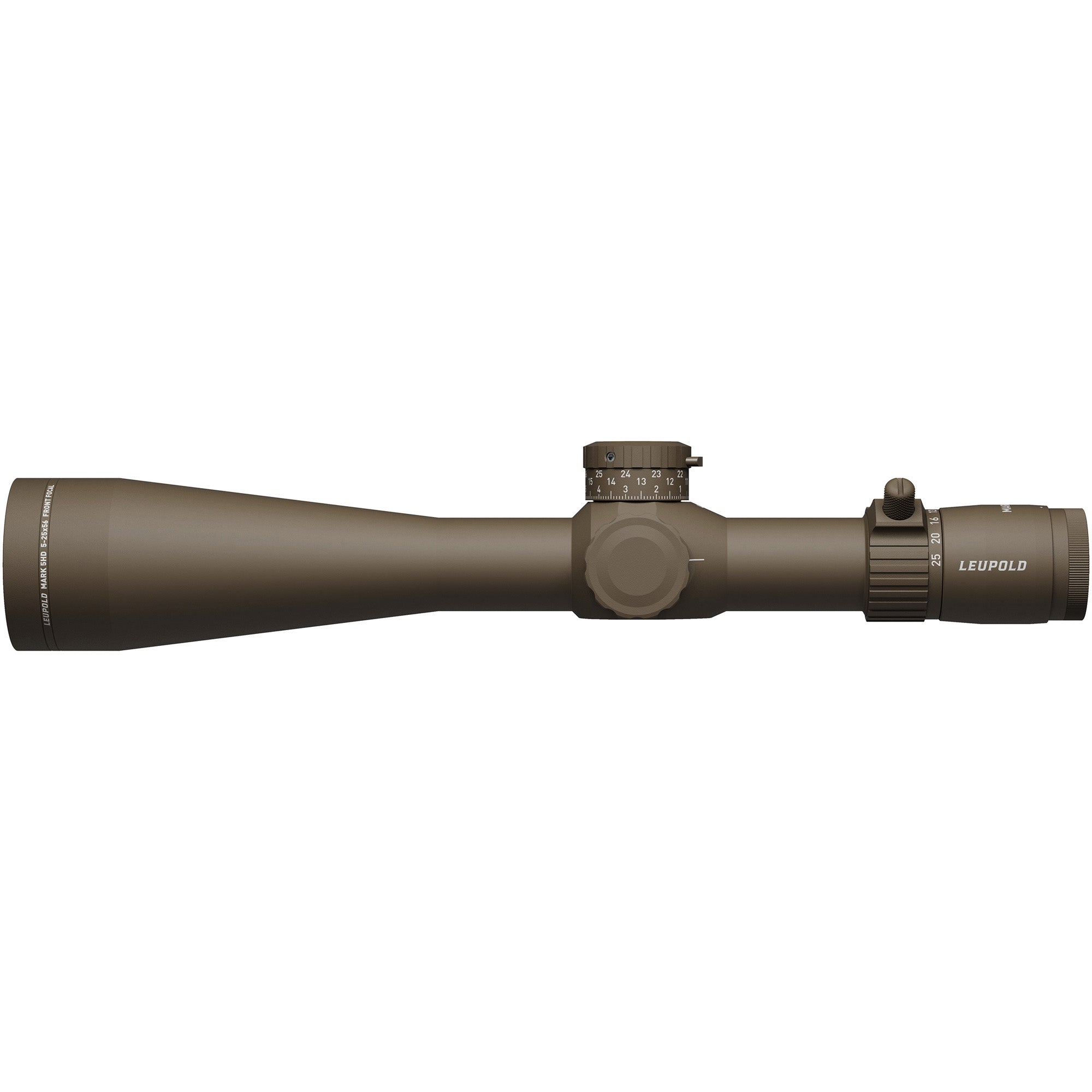 Leupold Mark 5HD 5-25x56 Rifle Scope with Tremor 3 Reticle in Dark Earth