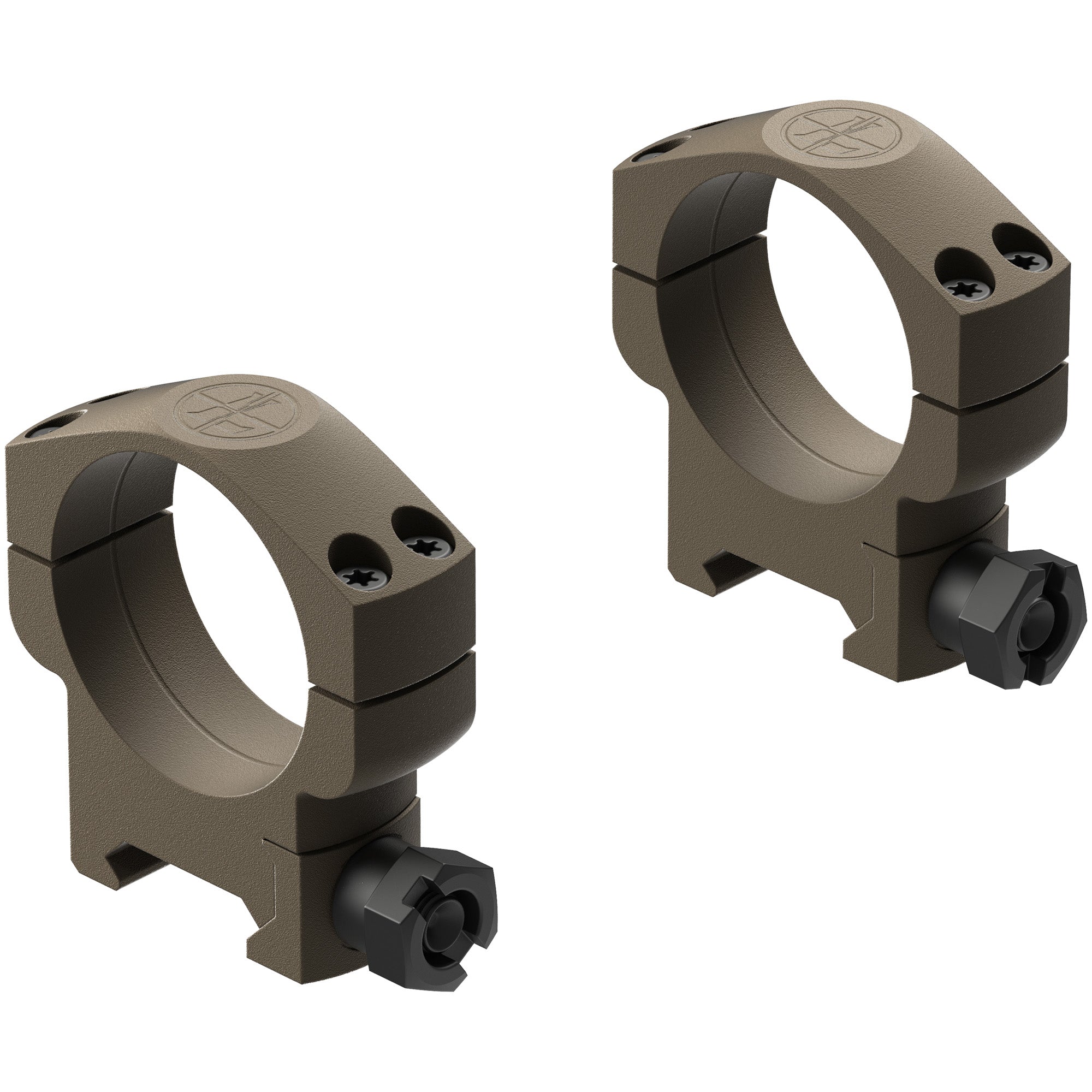 Leupold Mark 4 35mm High Aluminum Scope Rings in Flat Dark Earth