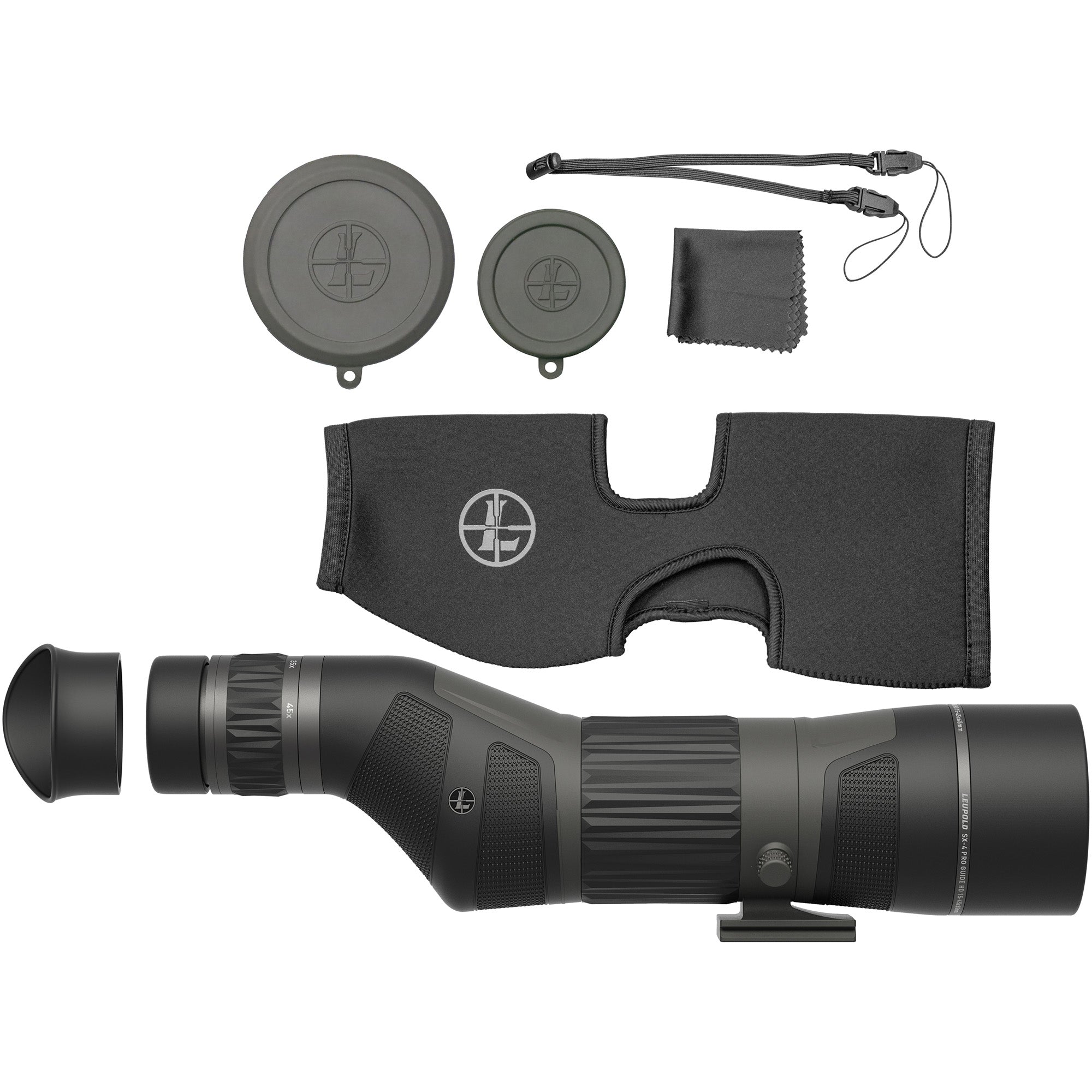 Leupold SX-4 ProGuide HD Spotting Scope with 65mm Objective and 15-45X Zoom
