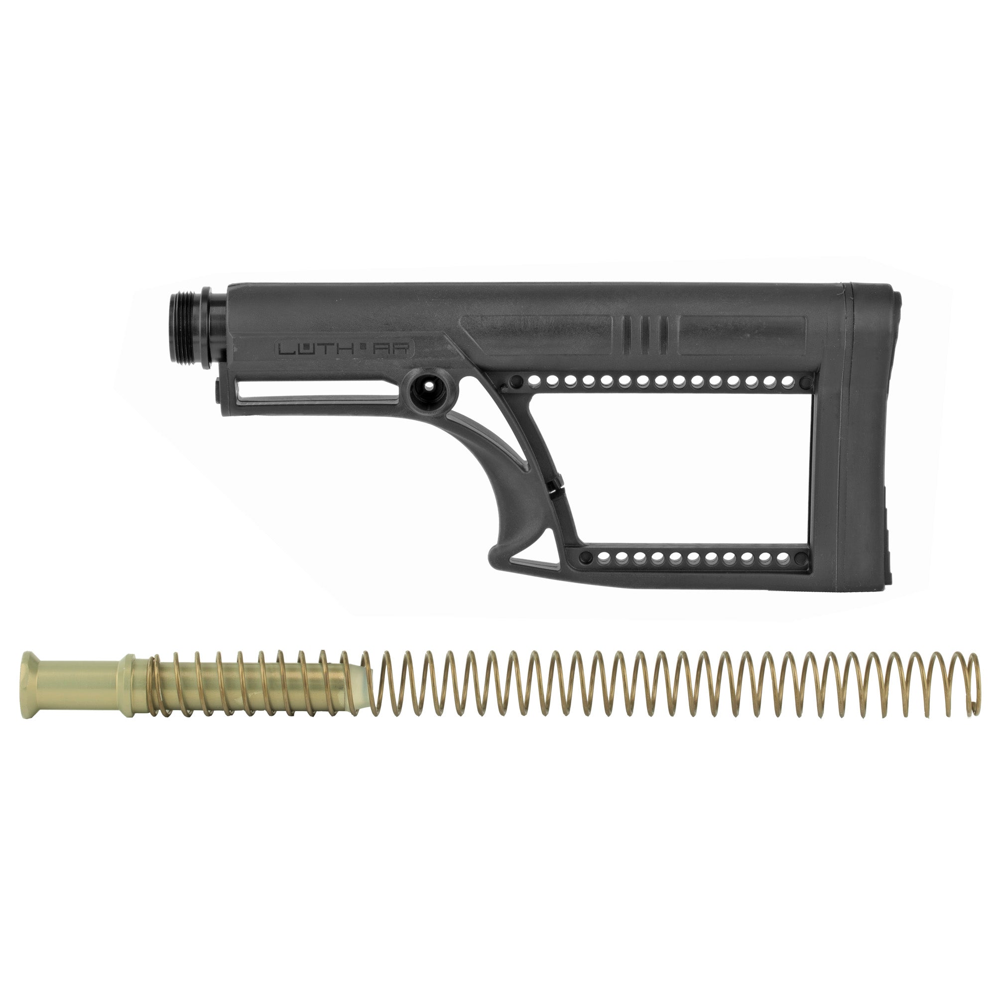 Luth-AR MBA-2K308 Fixed Rifle Stock Kit for AR-10 and AR-15 – Black