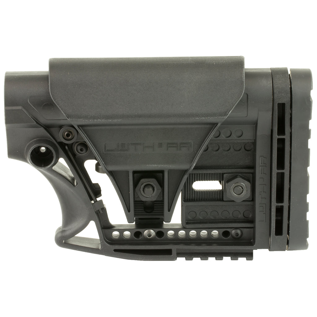 Luth-AR MBA-3 Commercial and Mil-Spec Adjustable Carbine Stock in Black
