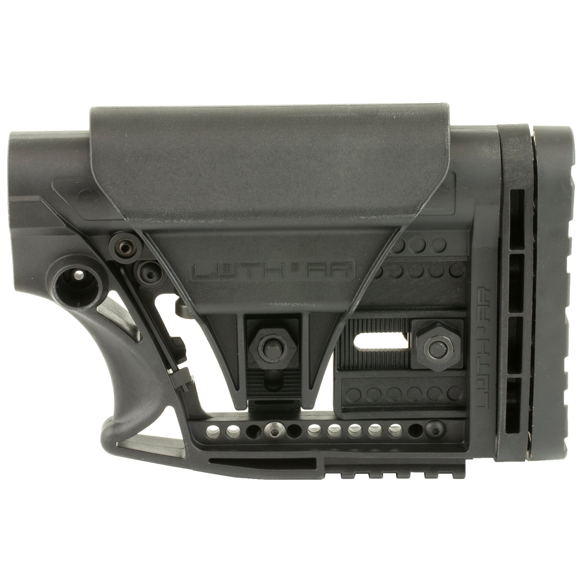 Luth-AR MBA-3 Commercial and Mil-Spec Adjustable Carbine Stock in Black