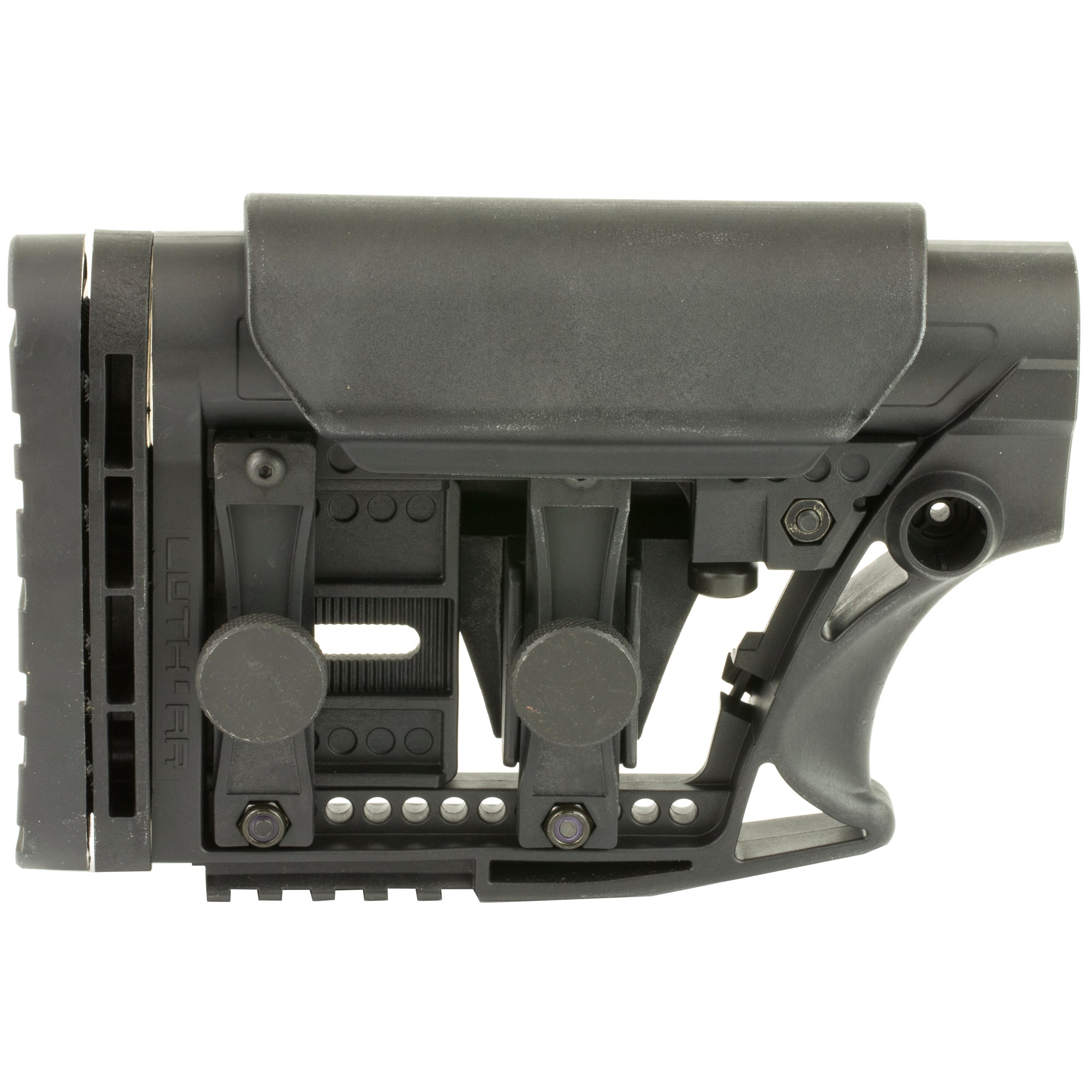 Luth-AR MBA-3 Commercial and Mil-Spec Adjustable Carbine Stock in Black