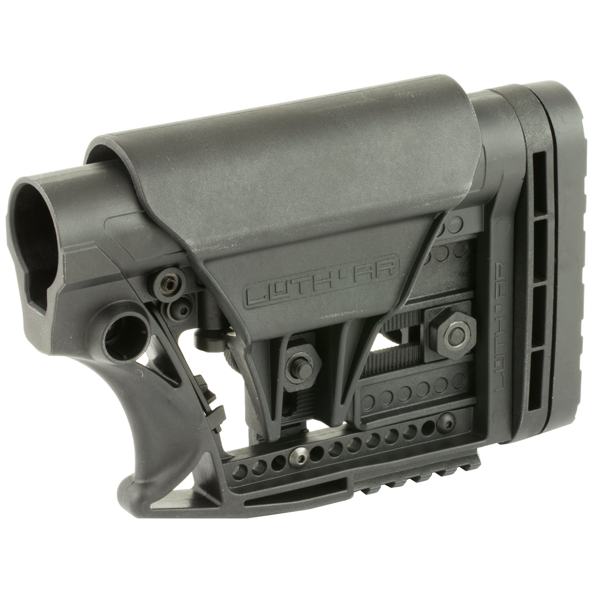 Luth-AR MBA-3 Commercial and Mil-Spec Adjustable Carbine Stock in Black