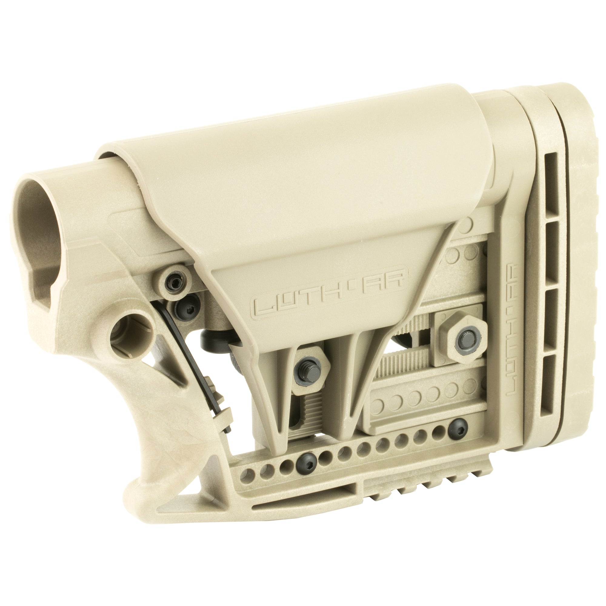 Luth-AR MBA-3 Fully Adjustable Carbine Stock Assembly in Flat Dark Earth, Model MBA-3