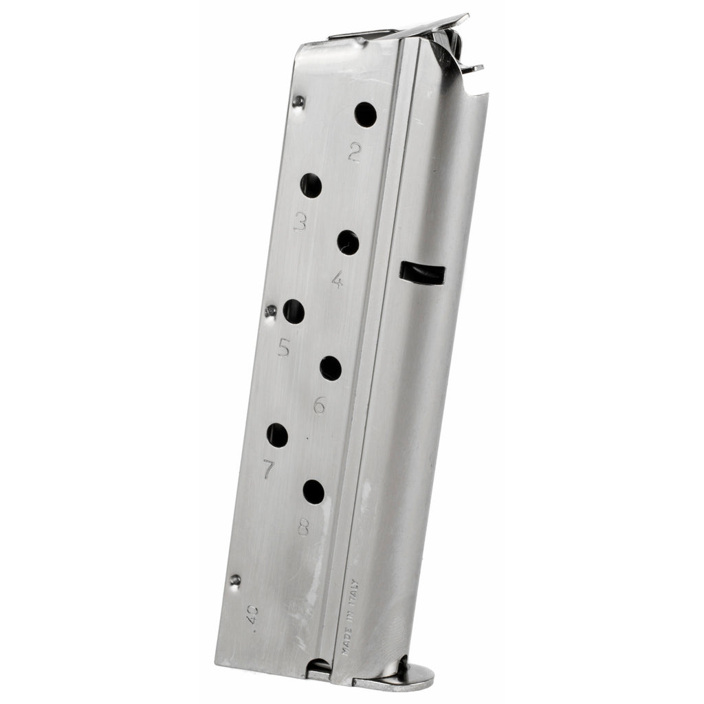 Mec-Gar USA Part MGCGOV40N 8-Round Nickel Magazine for Full Size 1911 Pistols in 40 S&W