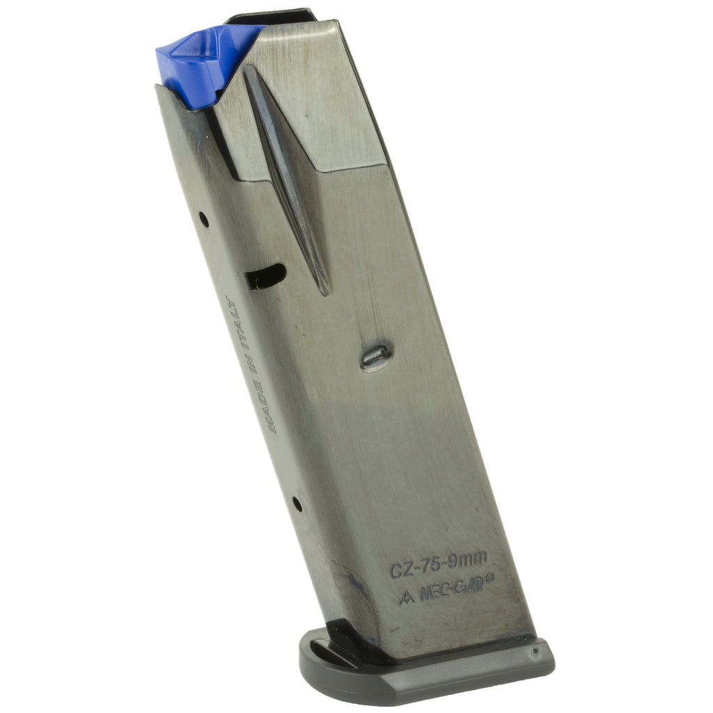Mec-Gar USA Magazine for CZ 75 Series 9mm - 10 Rounds, Blue