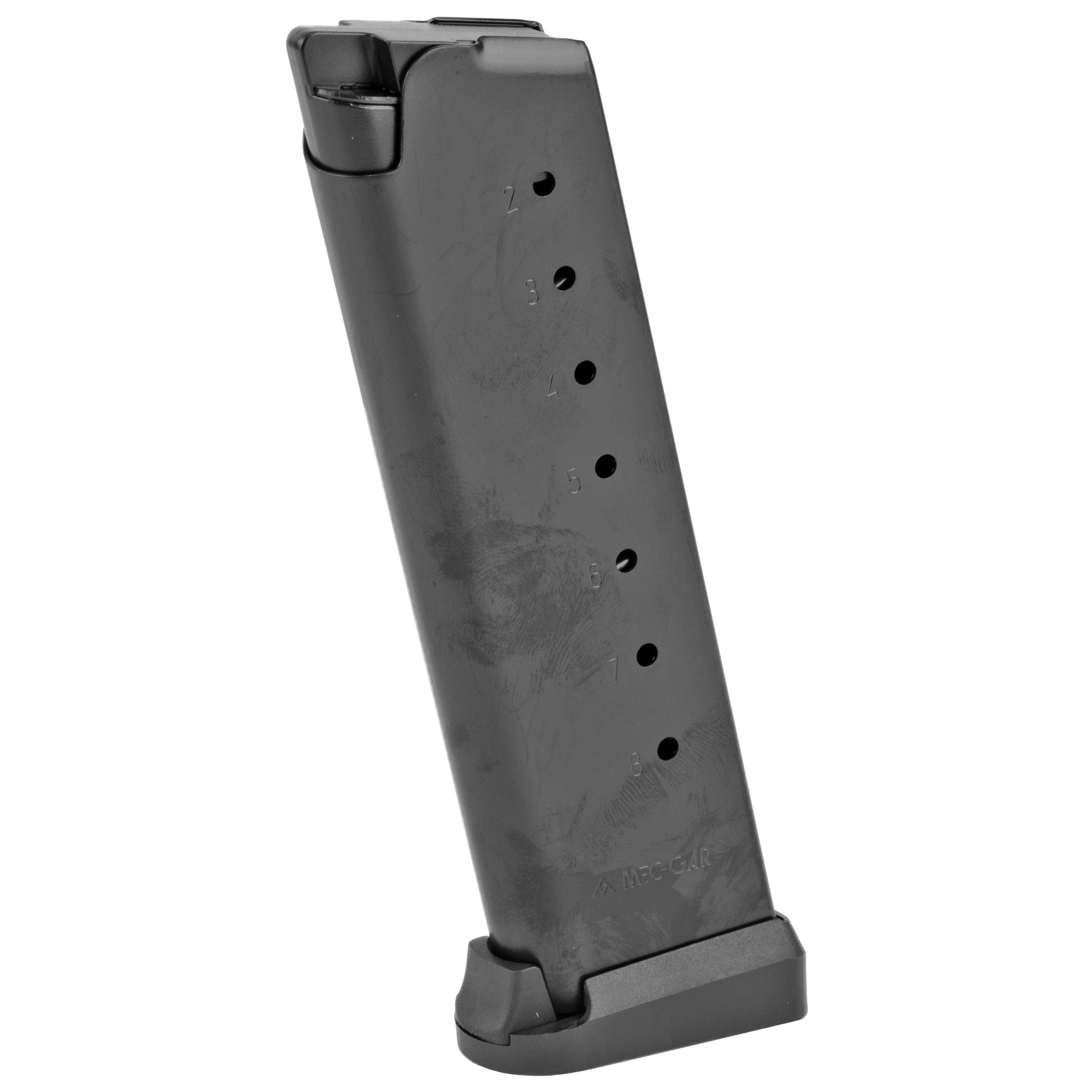 Mec-Gar USA Match Grade Magazine for 1911 Full Size Pistols, 8-Round 45 ACP Black