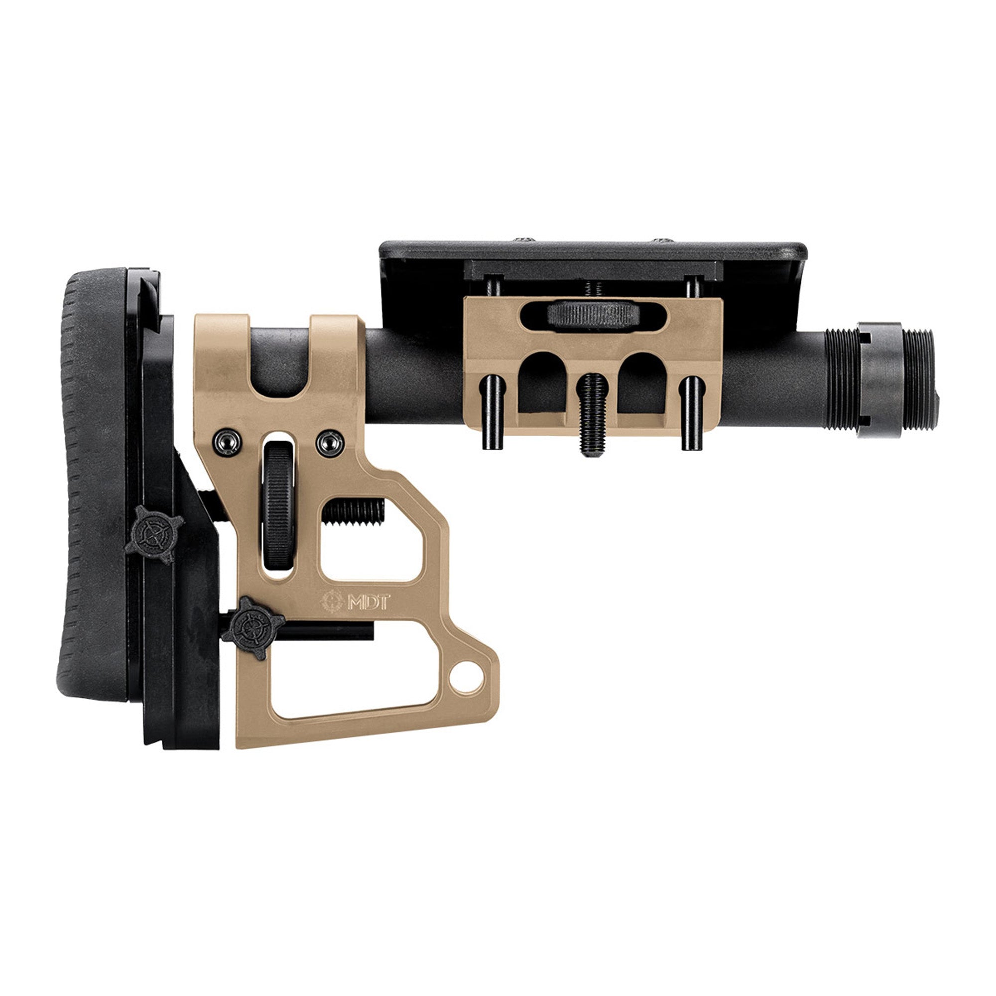 MDT SCS Carbine Buttstock in Flat Dark Earth - High-Performance, Adjustable Rifle Stock
