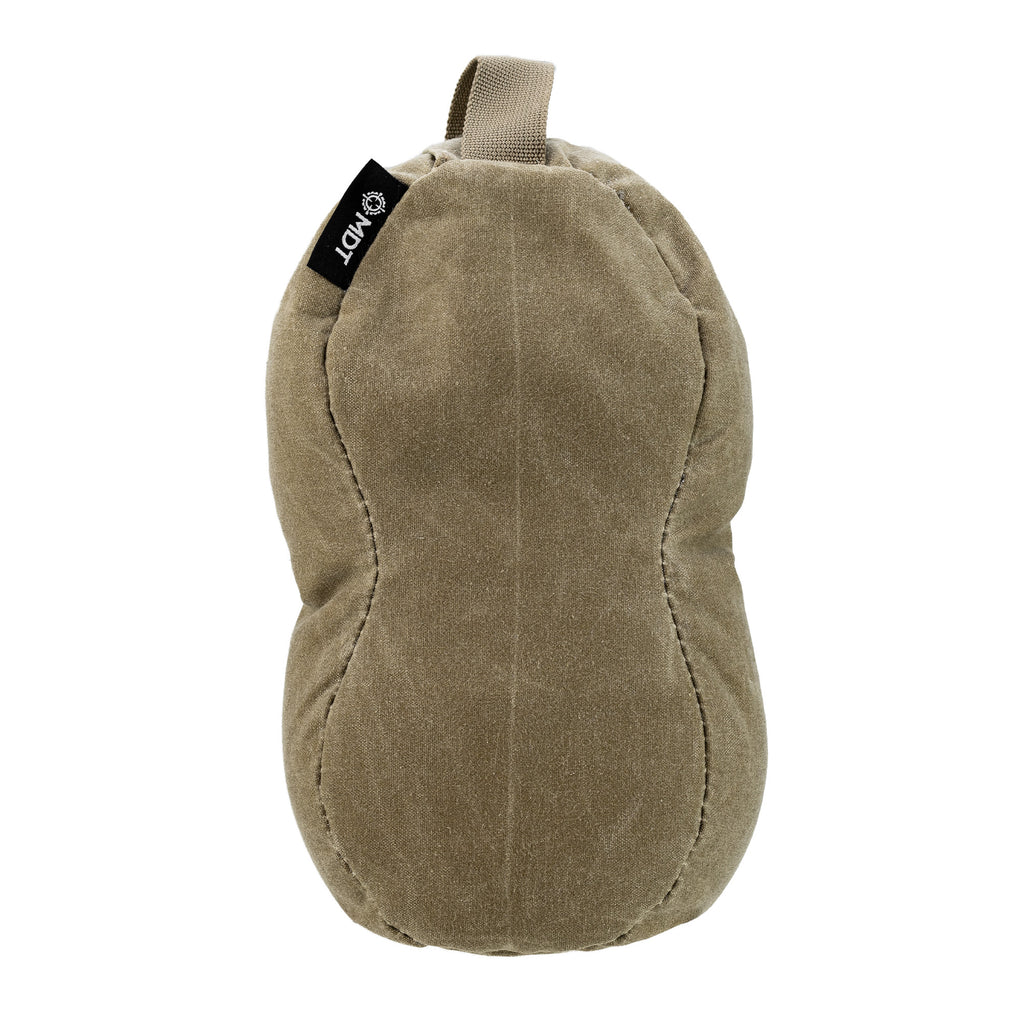 MDT Peanut Waxed Sand Fill Shooting Bag – 10 x 3.5 x 5 inches, Tan