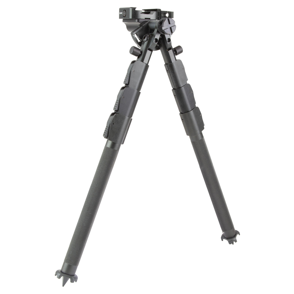 MDT CKYE-Pod Gen3 Triple-Pull Adjustable Bipod for Field Shooting and NRL Hunter Competitions in Black