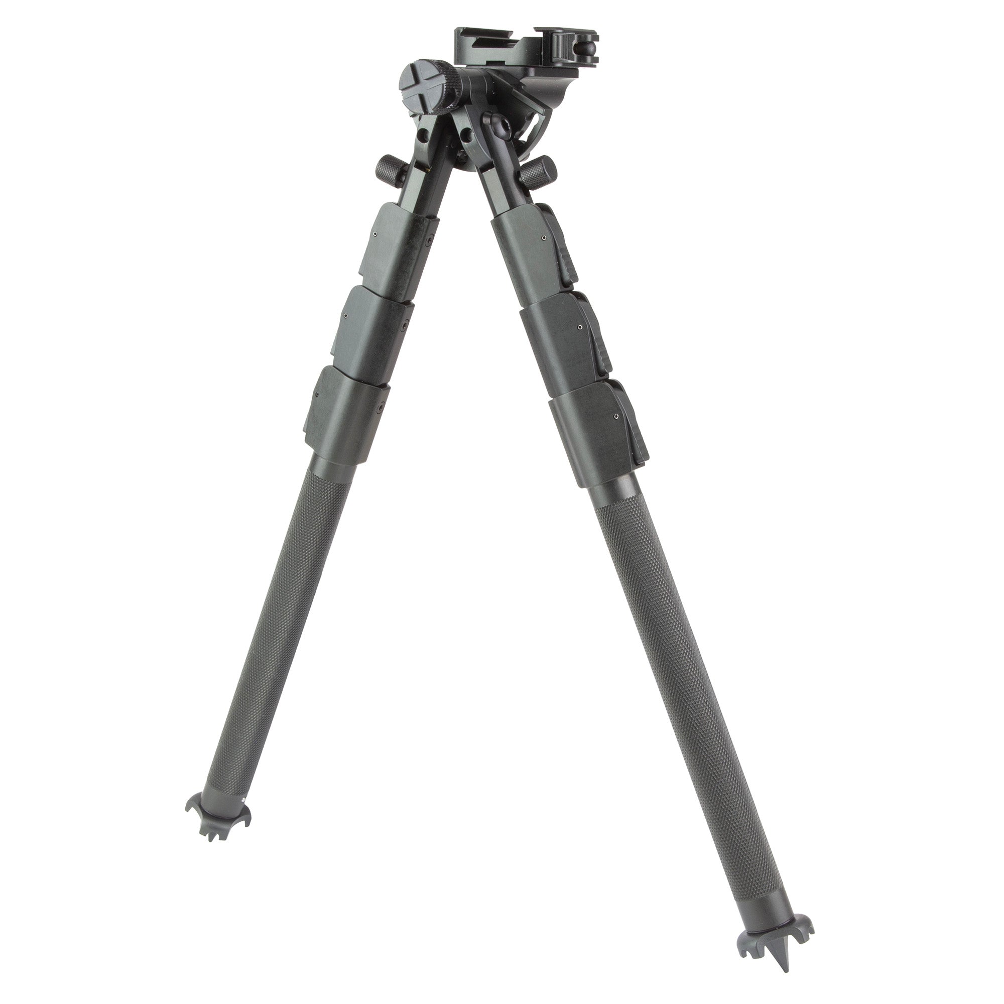 MDT CKYE-Pod Gen3 Triple-Pull Adjustable Bipod for Field Shooting and NRL Hunter Competitions in Black
