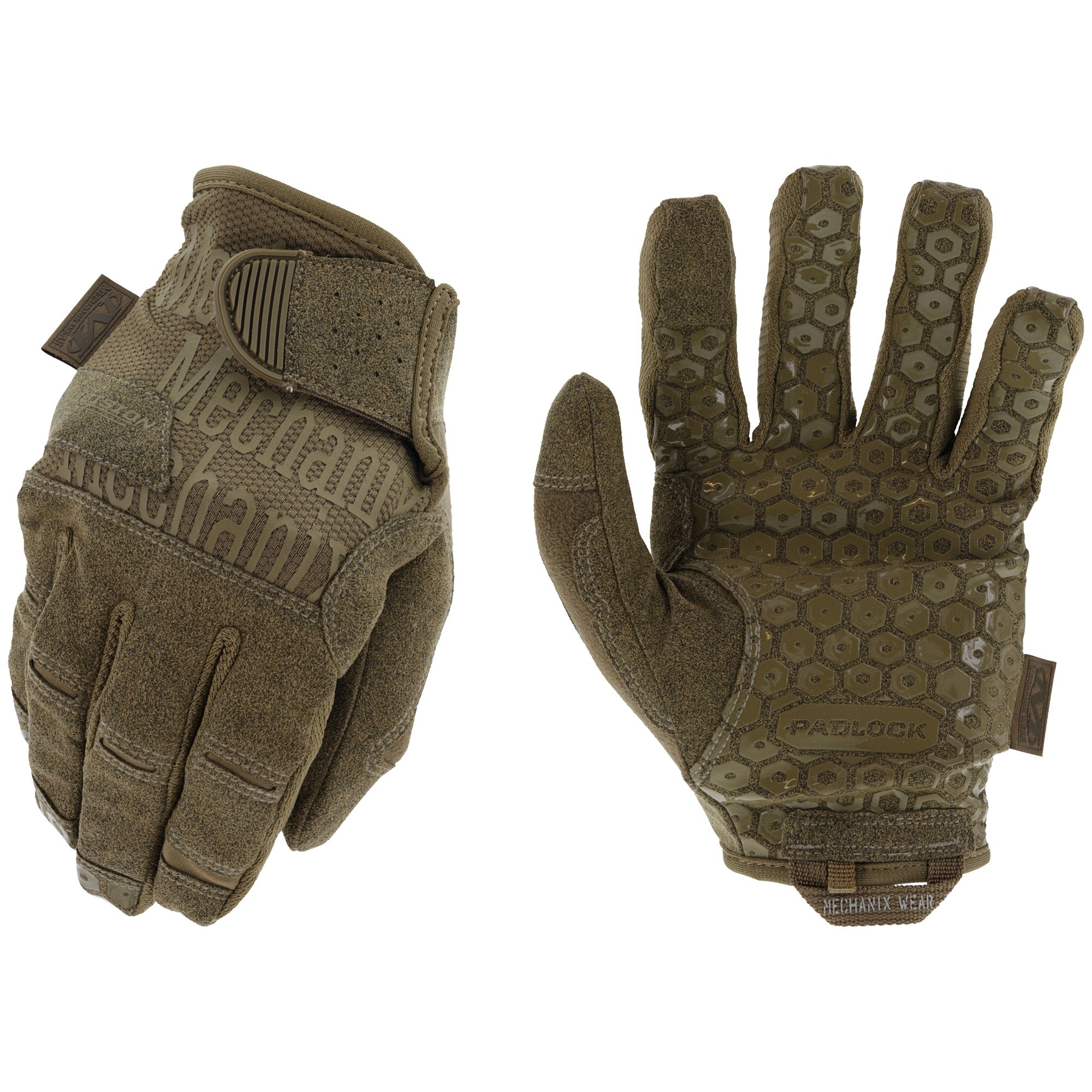 Mechanix Wear TAA Precision Pro Large Coyote Synthetic Leather Gloves with High-Dexterity Grip and Touchscreen Compatibility